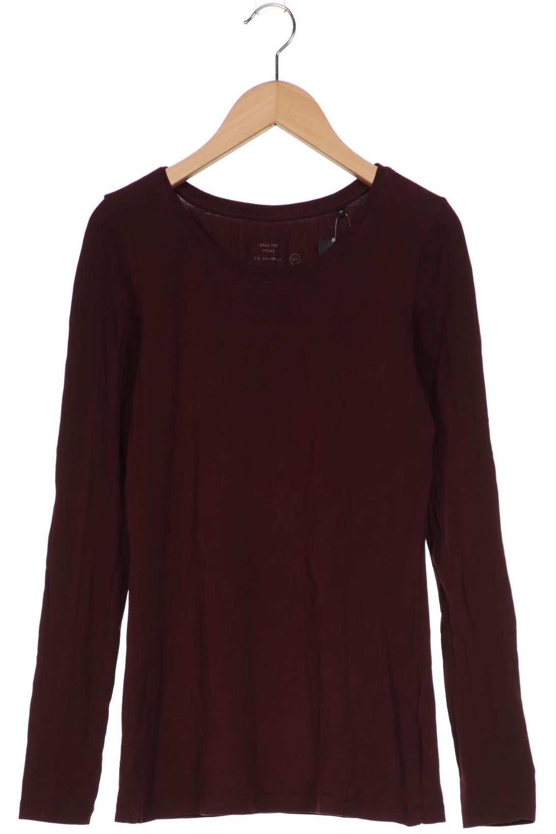

Opus Damen Langarmshirt, bordeaux, Gr. 36