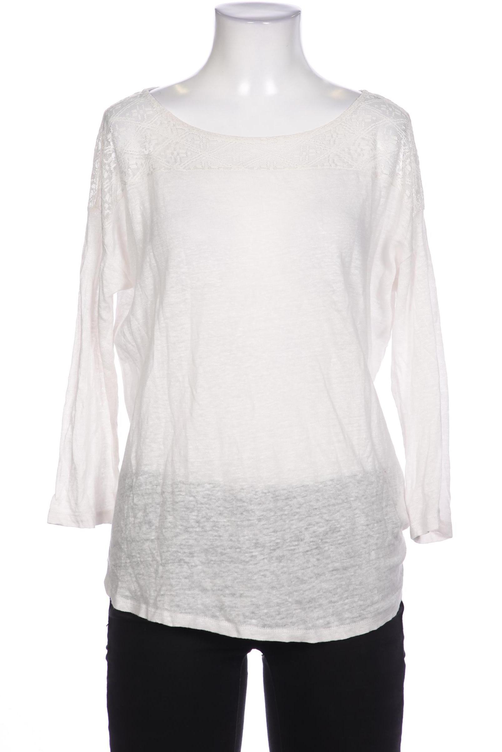 

Opus Damen Langarmshirt, weiß, Gr. 38