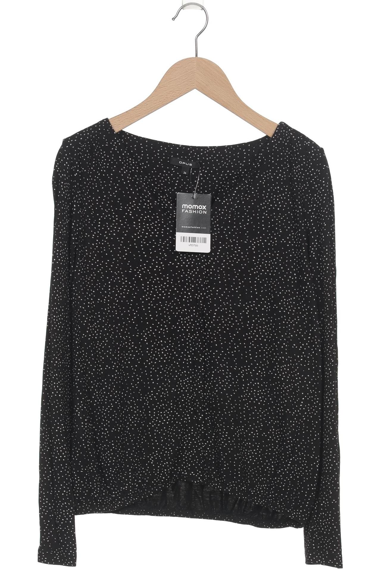 

Opus Damen Langarmshirt, schwarz, Gr. 36