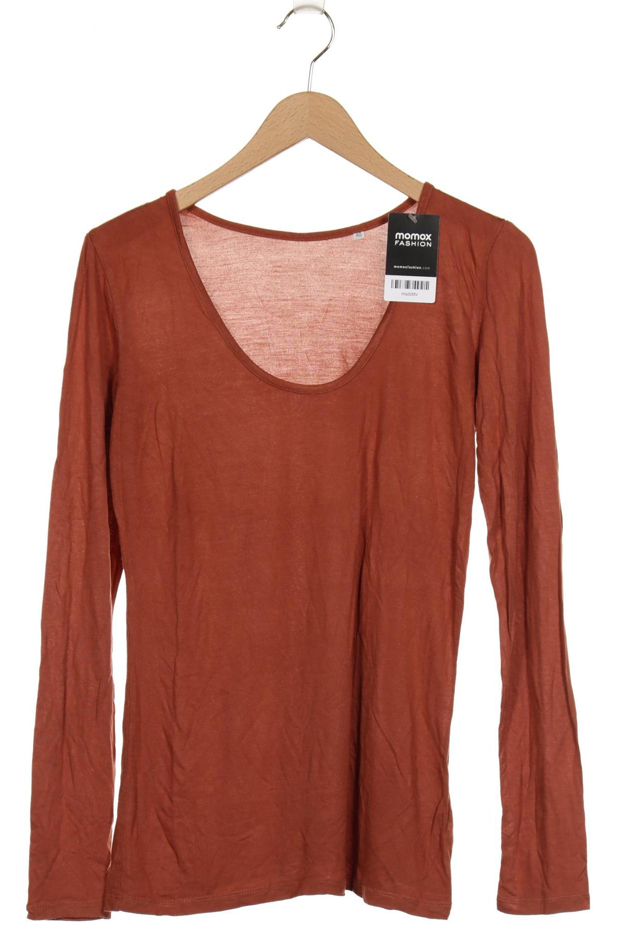 

Opus Damen Langarmshirt, braun, Gr. 40