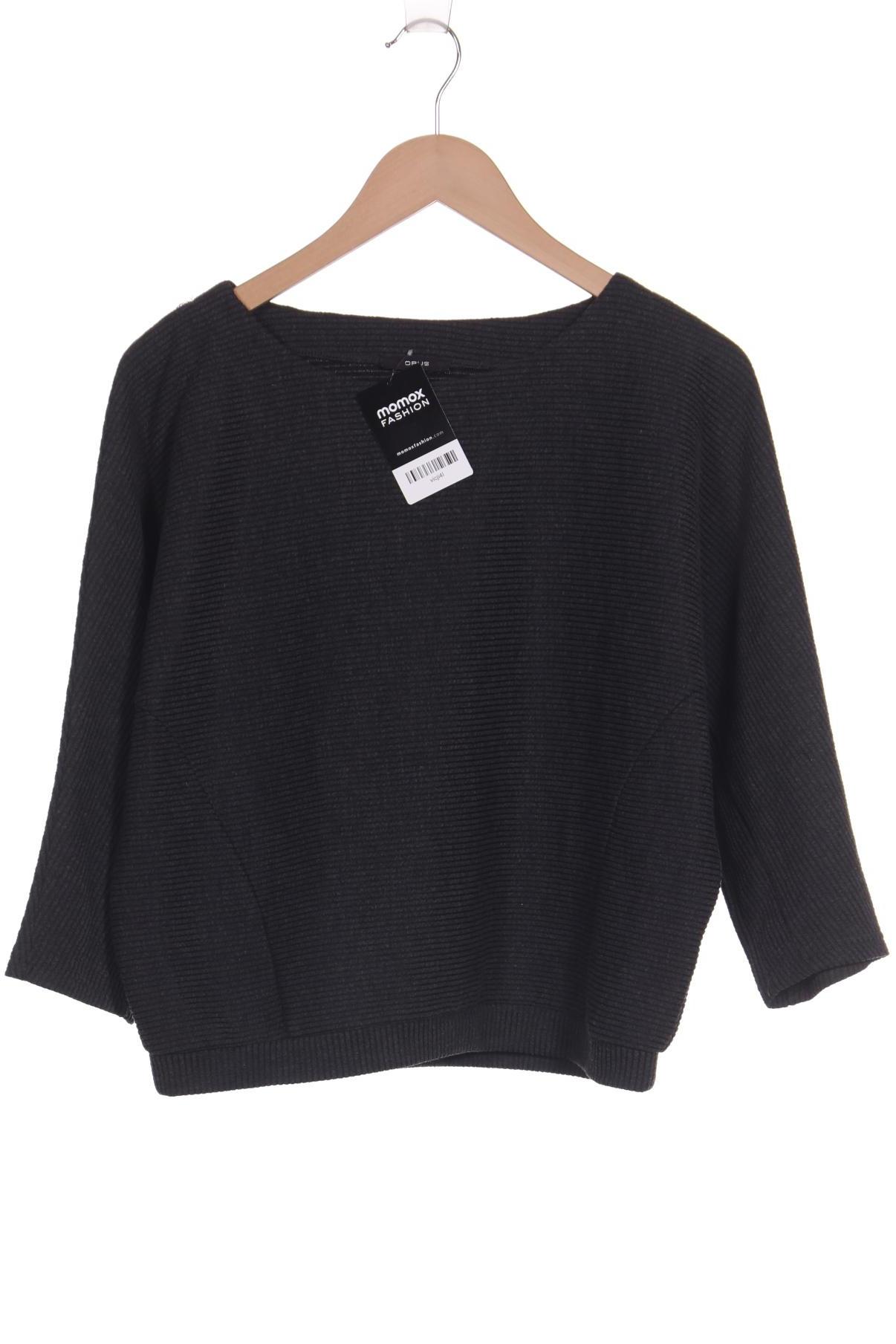 

Opus Damen Langarmshirt, grau, Gr. 36