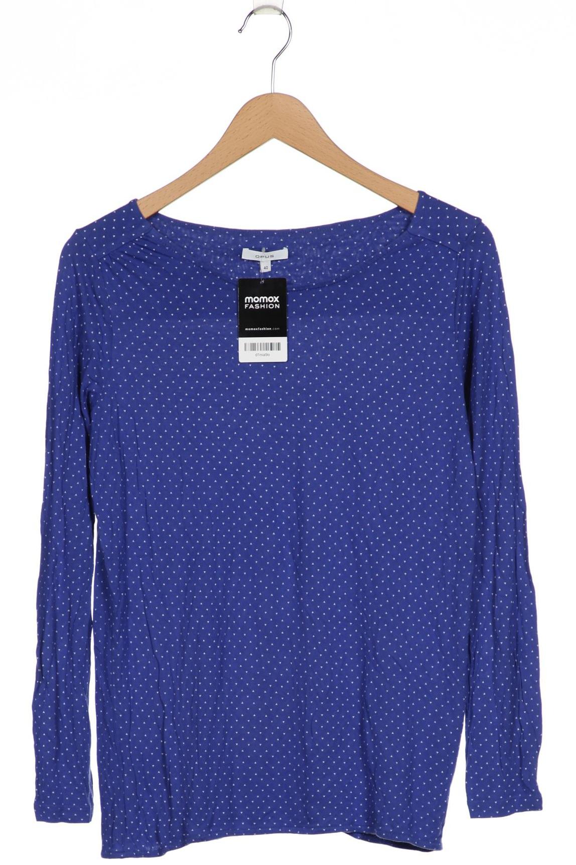 

Opus Damen Langarmshirt, blau, Gr. 40