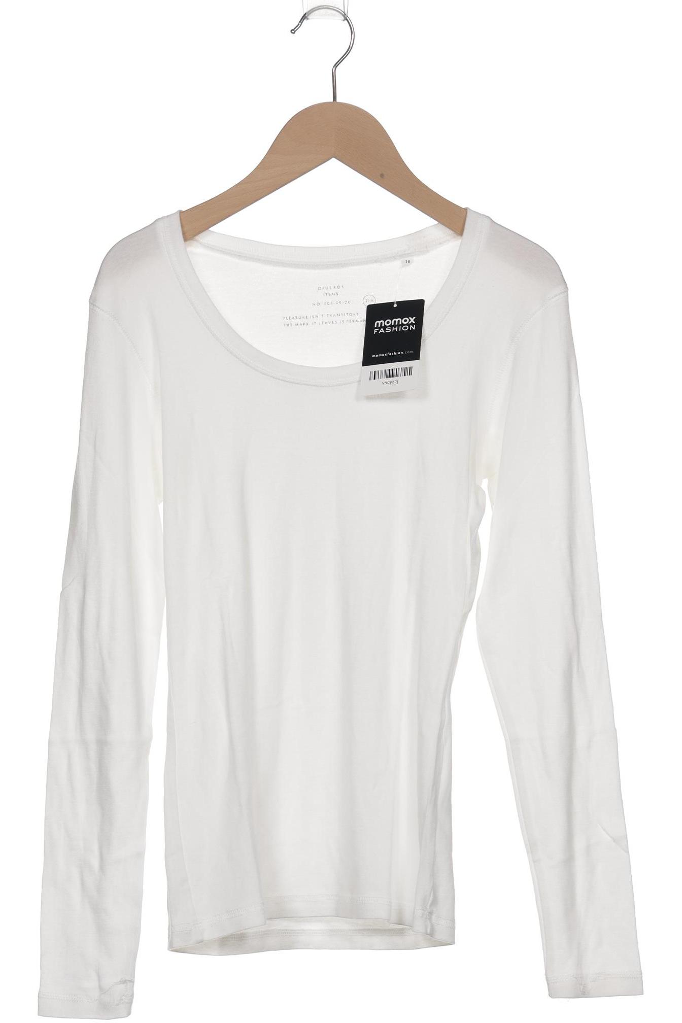 

Opus Damen Langarmshirt, weiß, Gr. 38