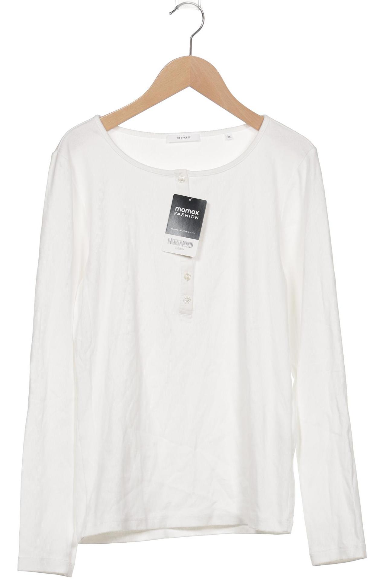 

Opus Damen Langarmshirt, weiß, Gr. 38
