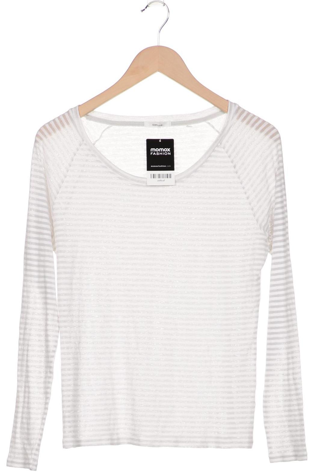 

Opus Damen Langarmshirt, weiß, Gr. 38