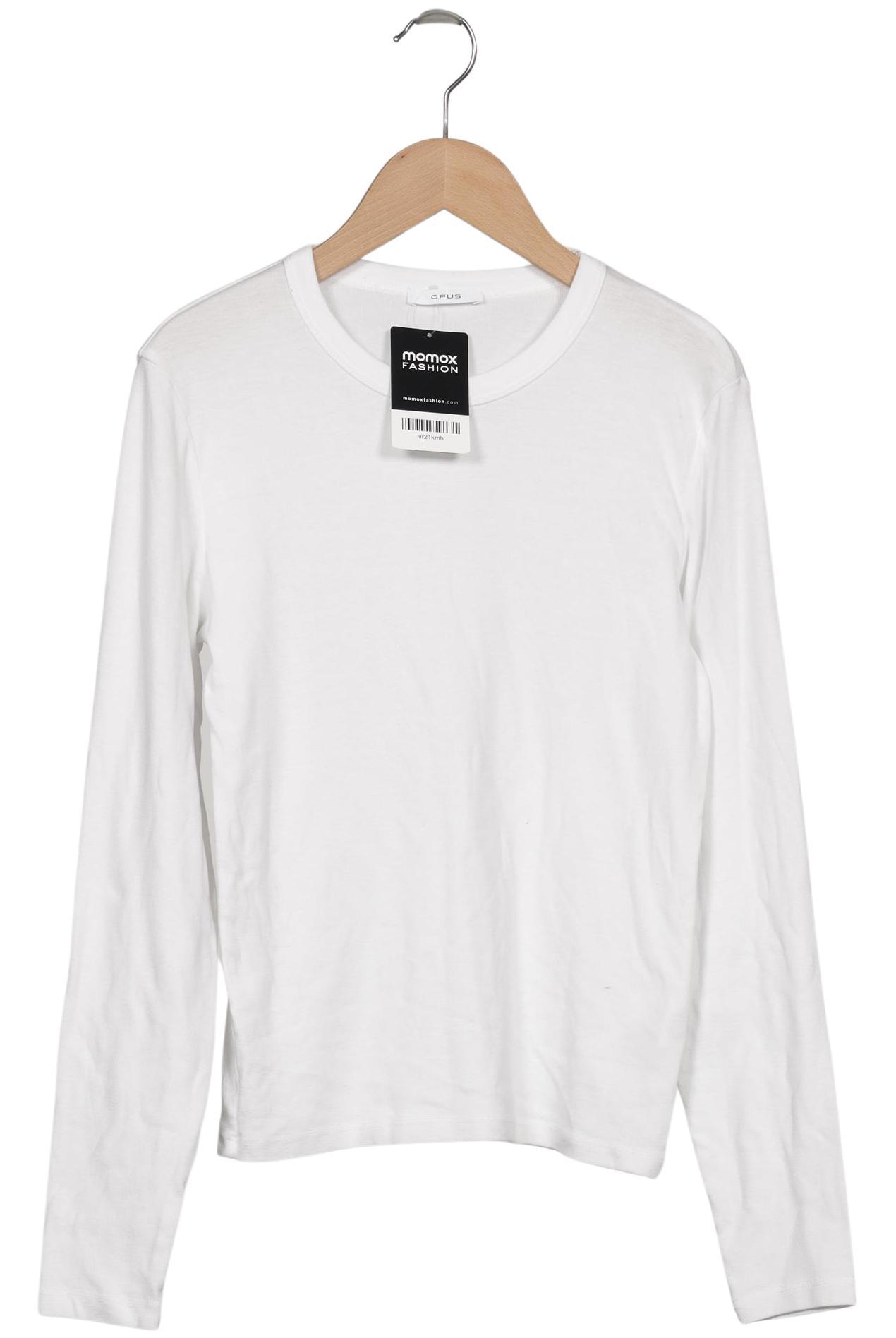 

Opus Damen Langarmshirt, weiß, Gr. 36