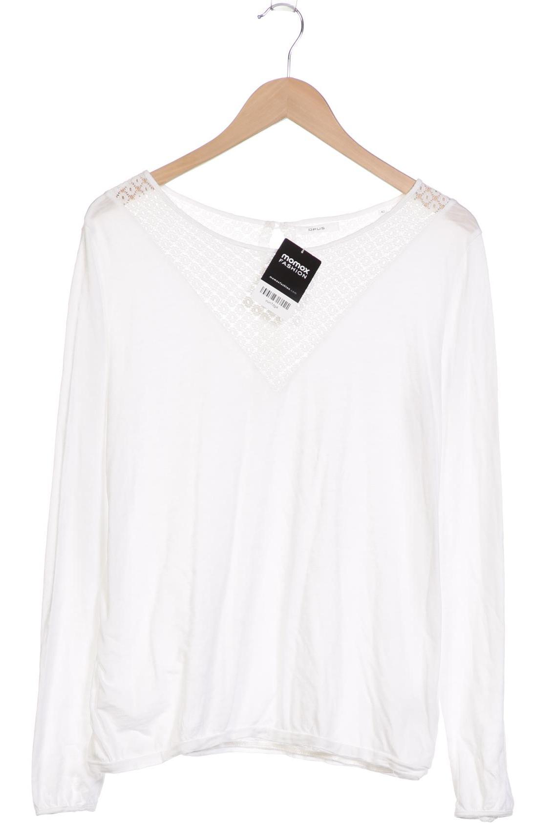 

Opus Damen Langarmshirt, weiß, Gr. 42