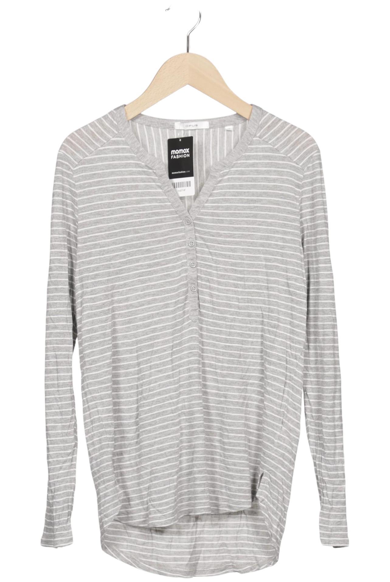 

Opus Damen Langarmshirt, grau, Gr. 38