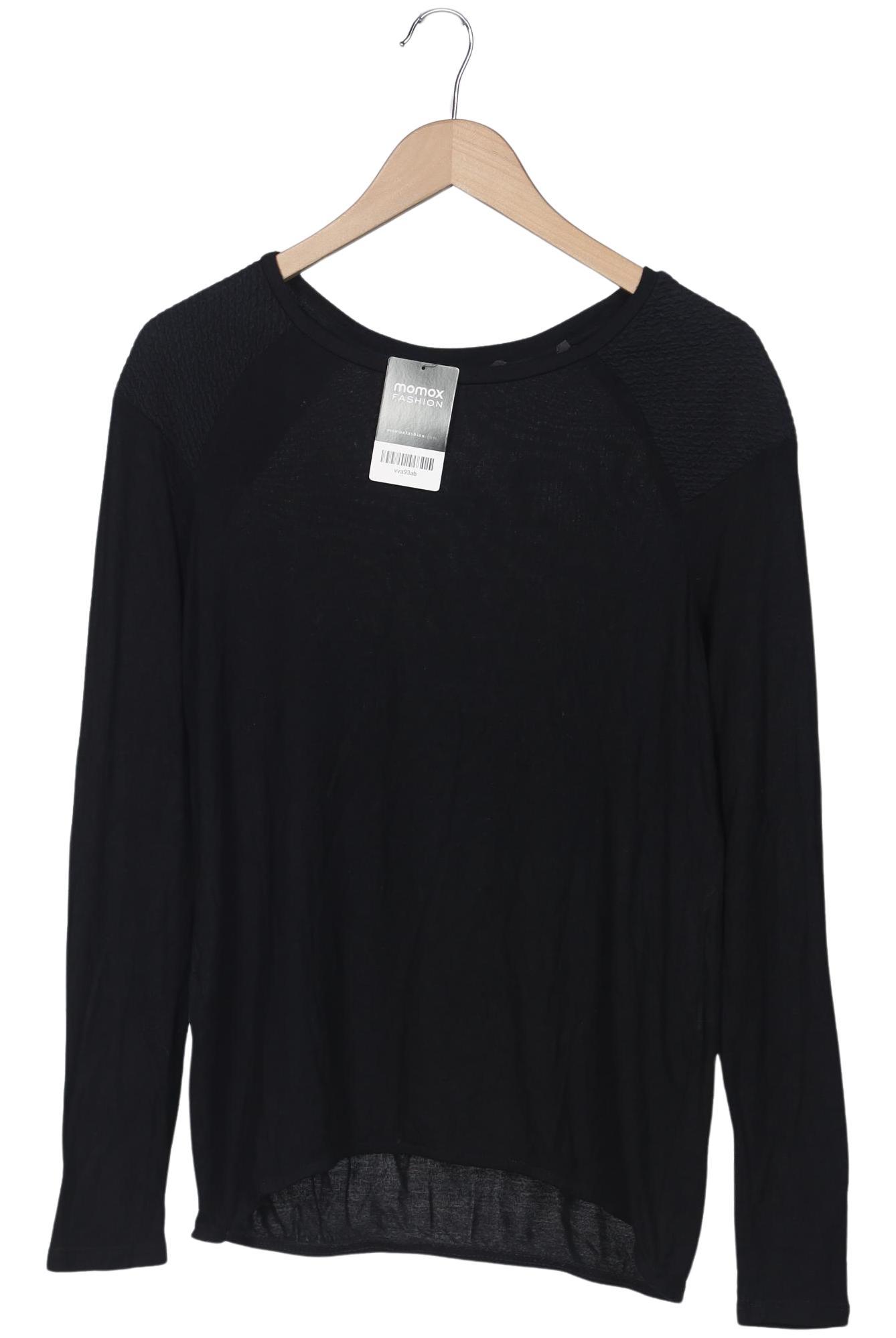 

Opus Damen Langarmshirt, schwarz, Gr. 38