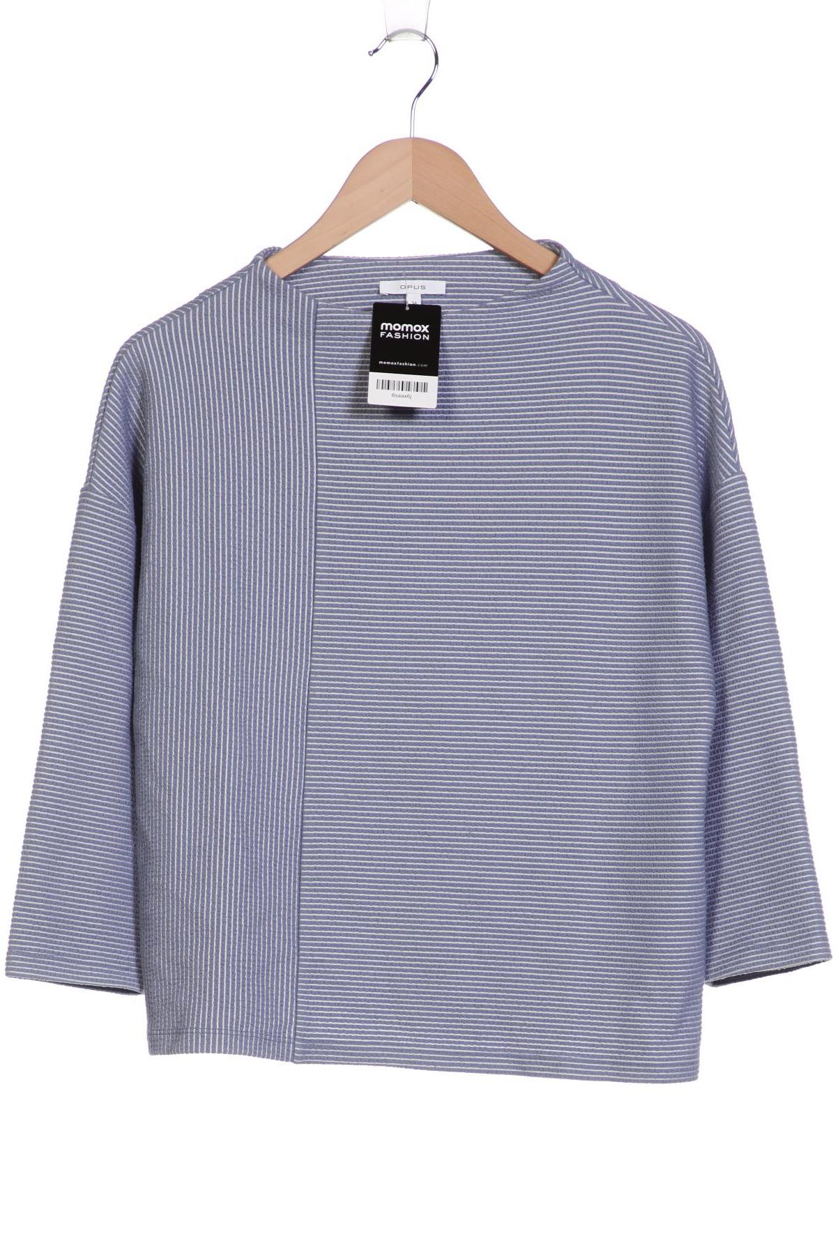 

Opus Damen Langarmshirt, blau, Gr. 36