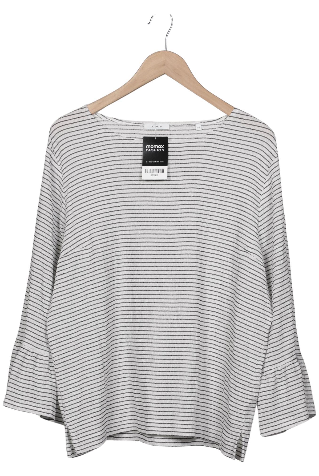 

Opus Damen Langarmshirt, weiß, Gr. 42