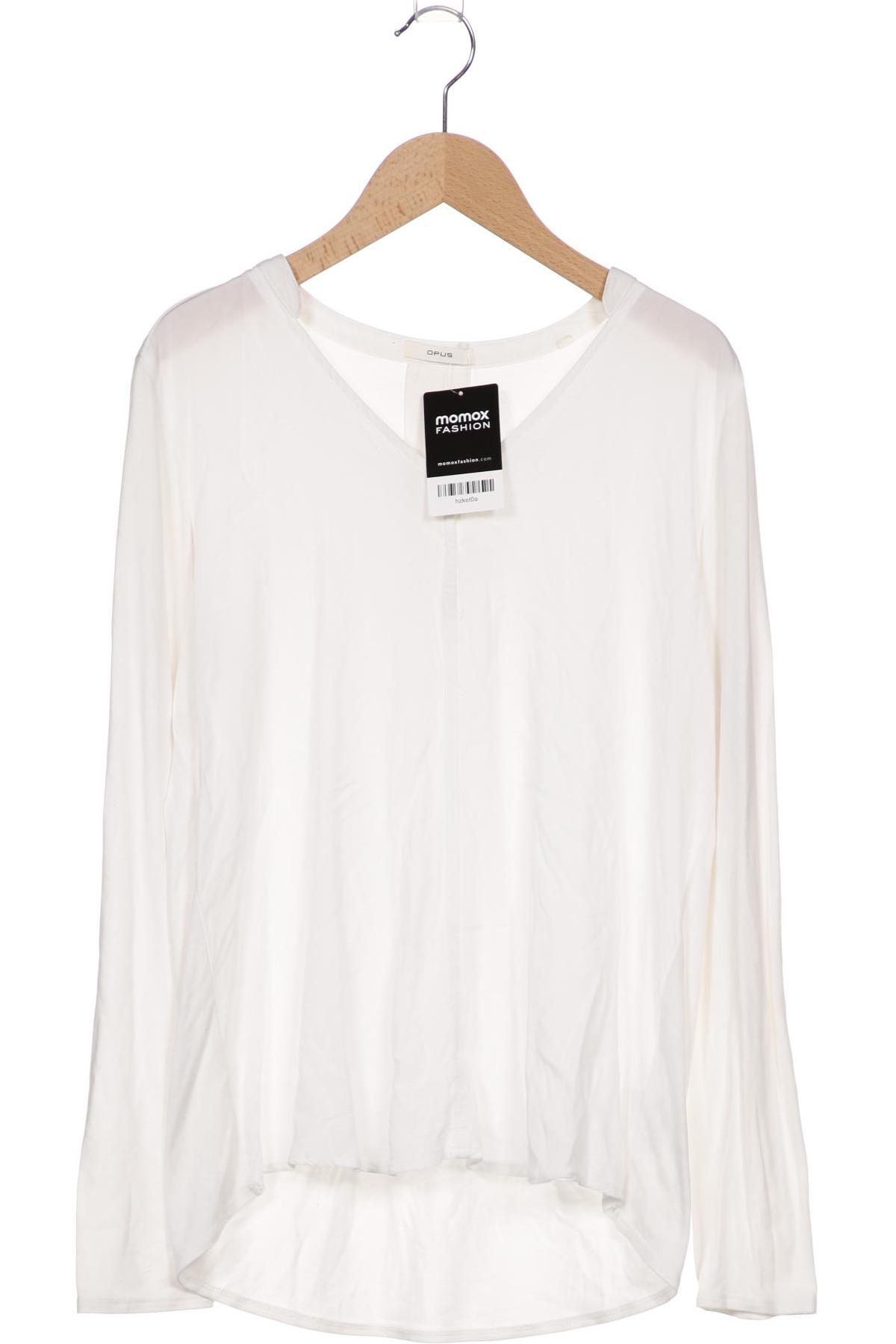 

Opus Damen Langarmshirt, weiß, Gr. 38