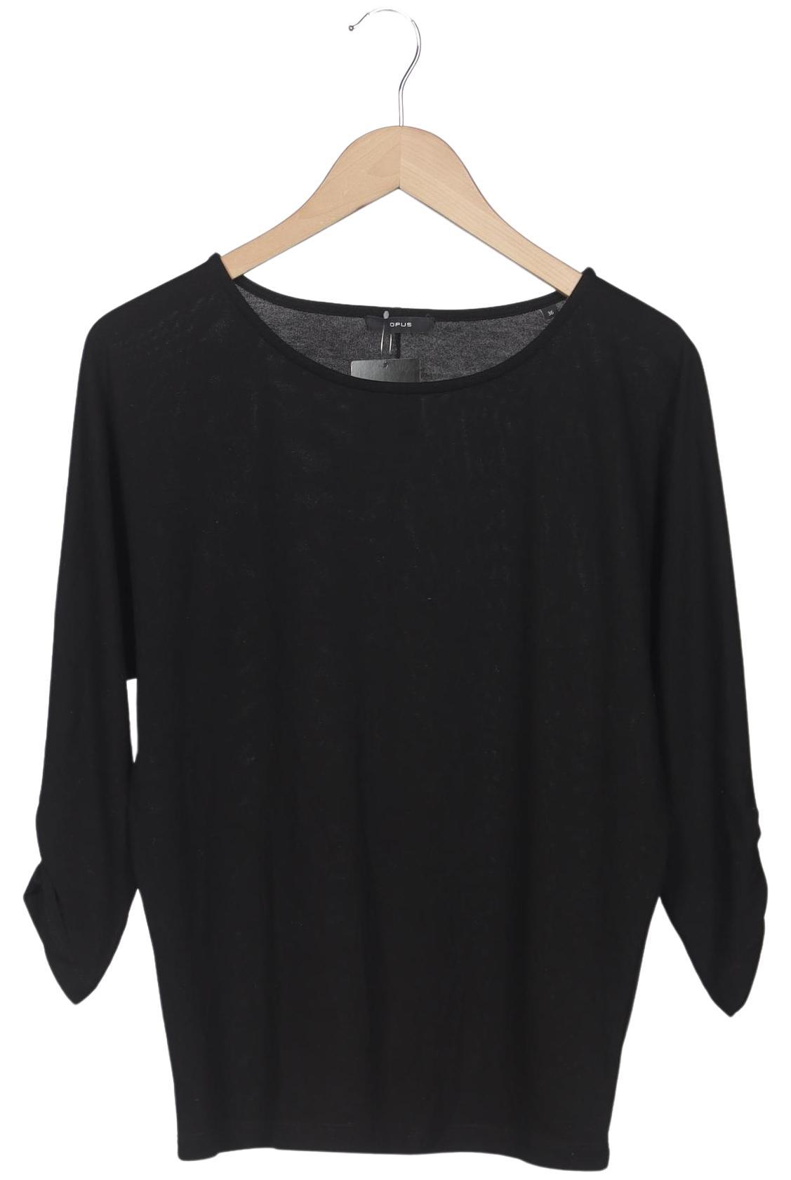 

Opus Damen Langarmshirt, schwarz, Gr. 36