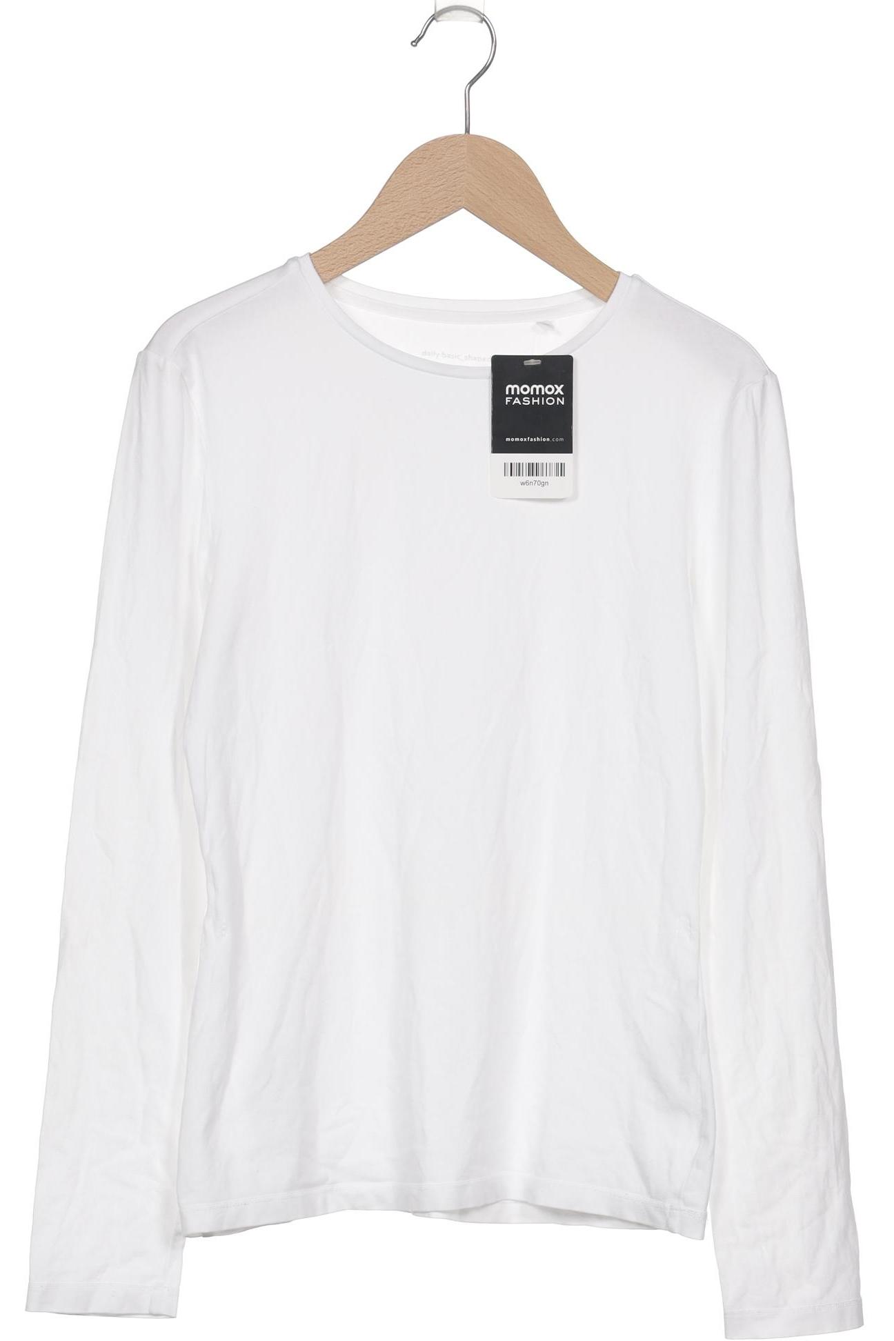 

Opus Damen Langarmshirt, weiß, Gr. 36