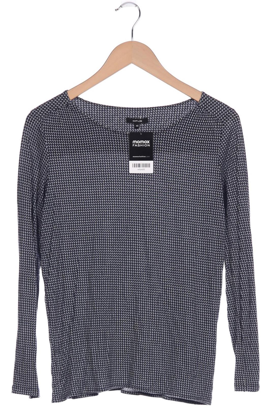 

Opus Damen Langarmshirt, grau, Gr. 40
