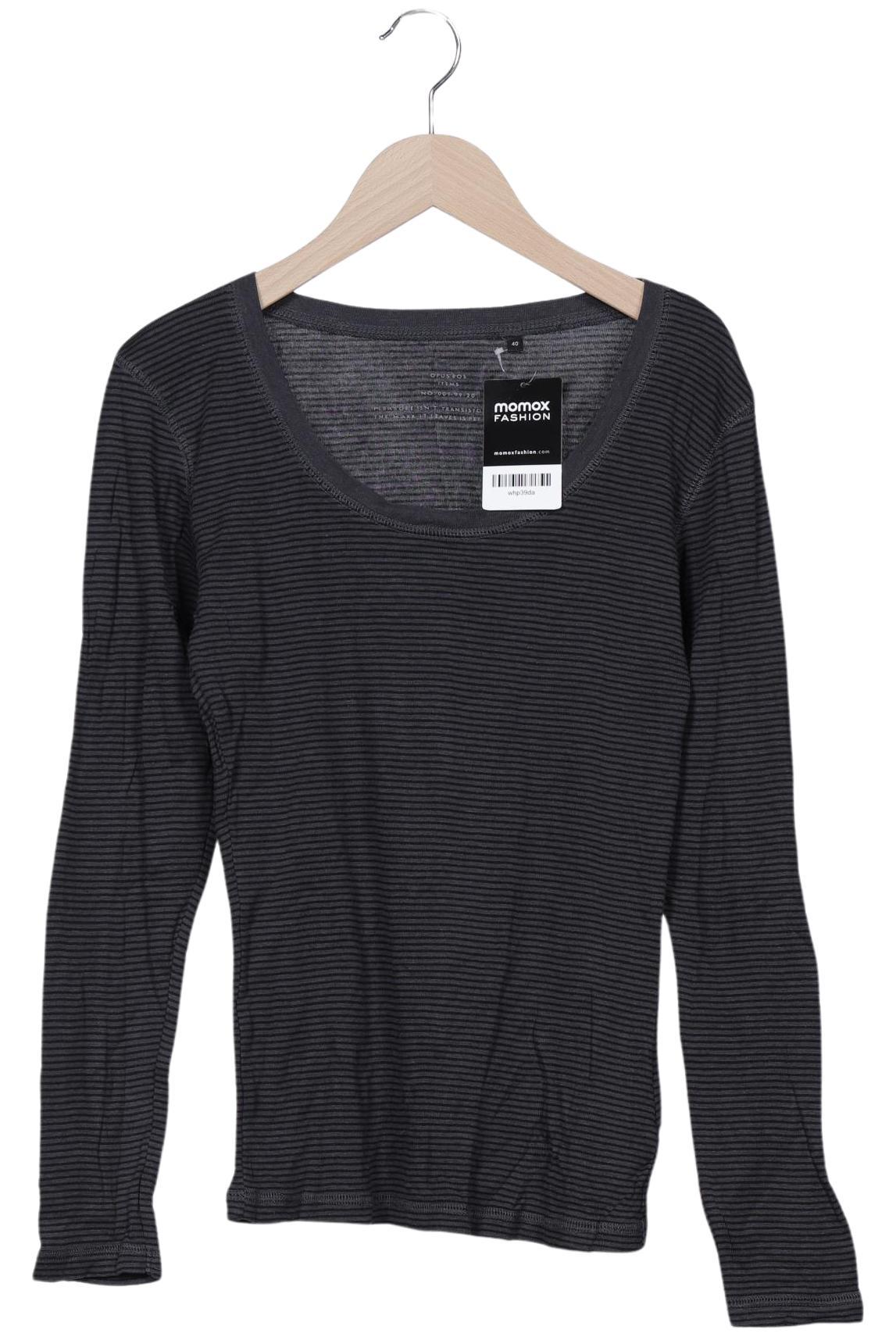 

Opus Damen Langarmshirt, grau, Gr. 40