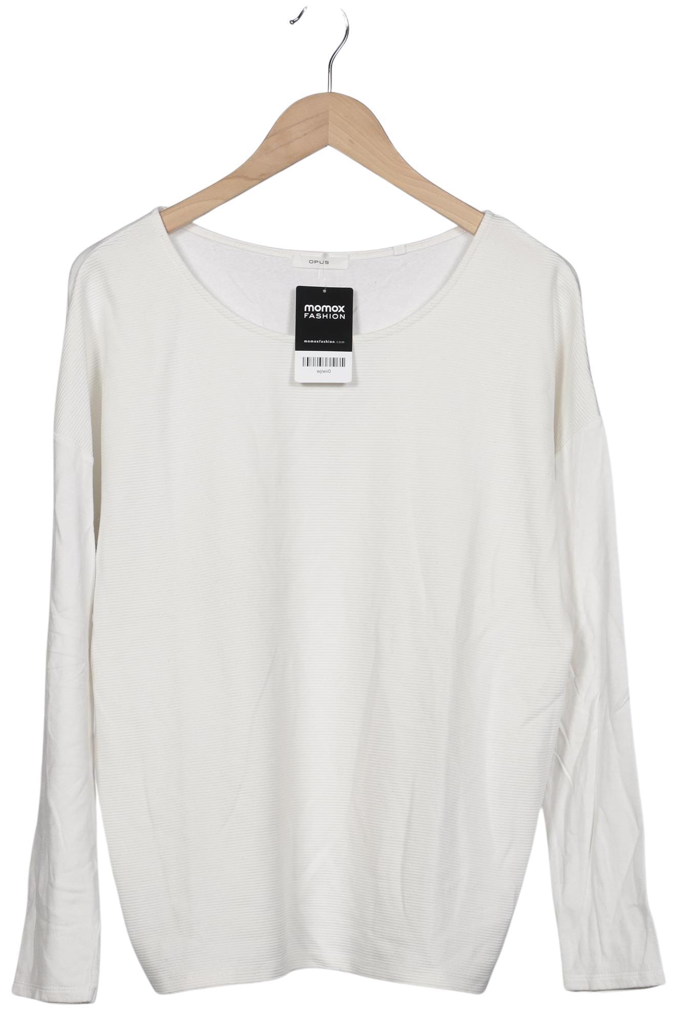 

Opus Damen Langarmshirt, weiß, Gr. 42