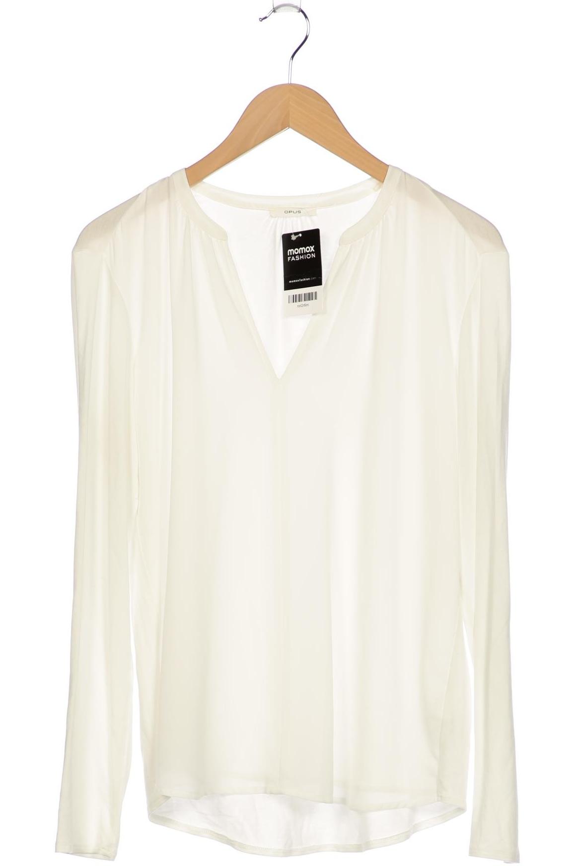 

Opus Damen Langarmshirt, weiß, Gr. 40