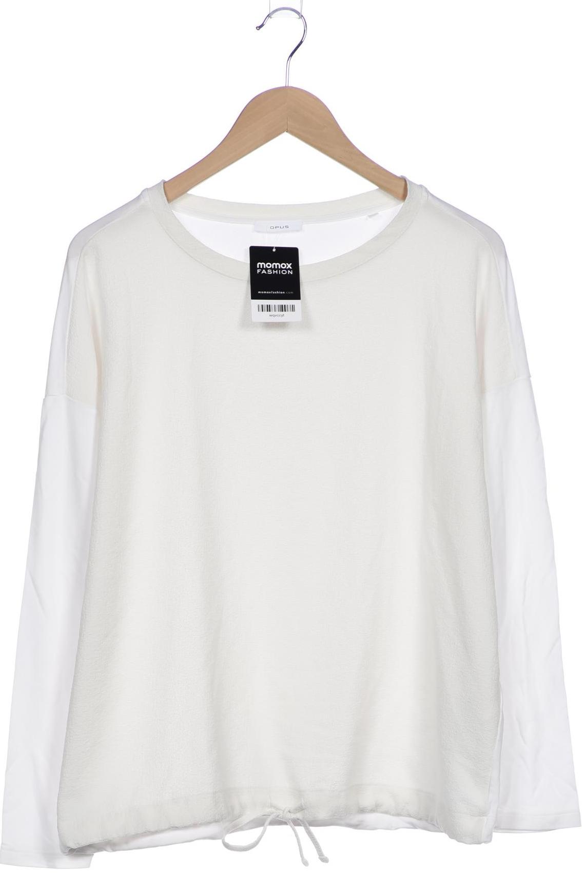 

Opus Damen Langarmshirt, weiß, Gr. 42