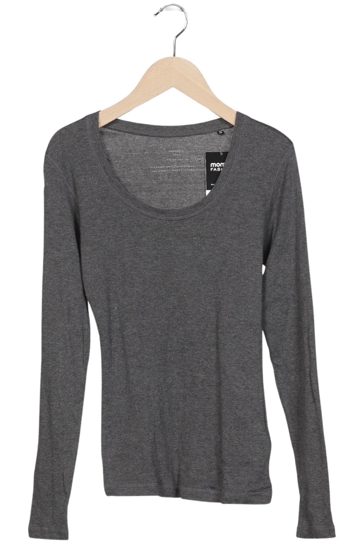 

Opus Damen Langarmshirt, grau, Gr. 36