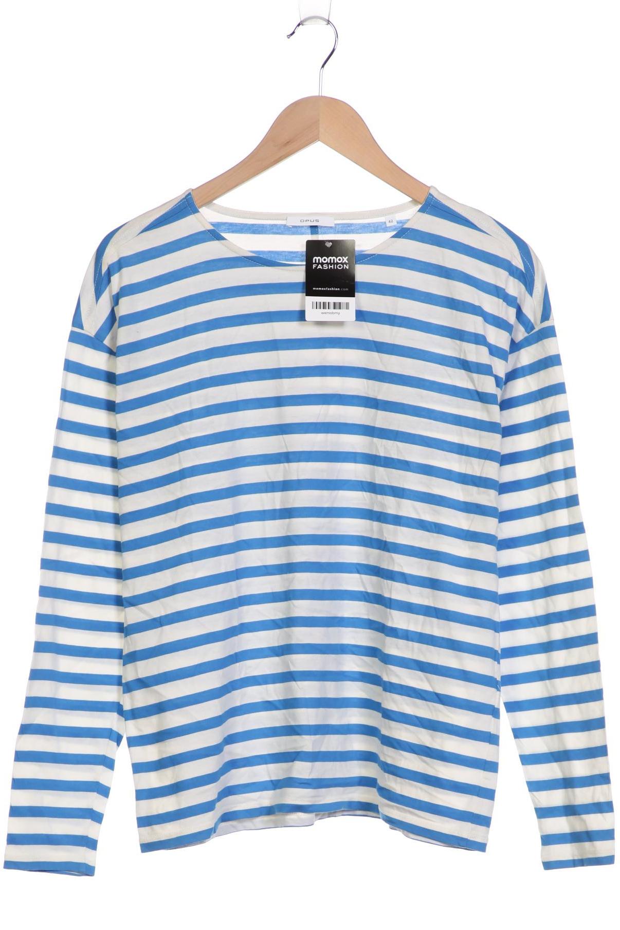 

Opus Damen Langarmshirt, blau, Gr. 42
