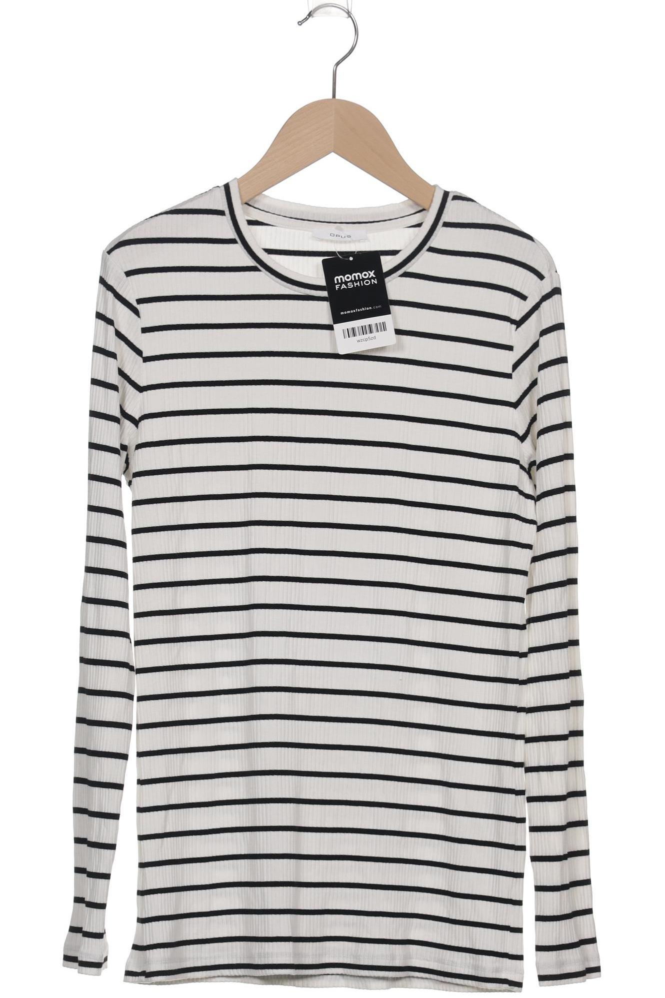 

Opus Damen Langarmshirt, weiß, Gr. 42