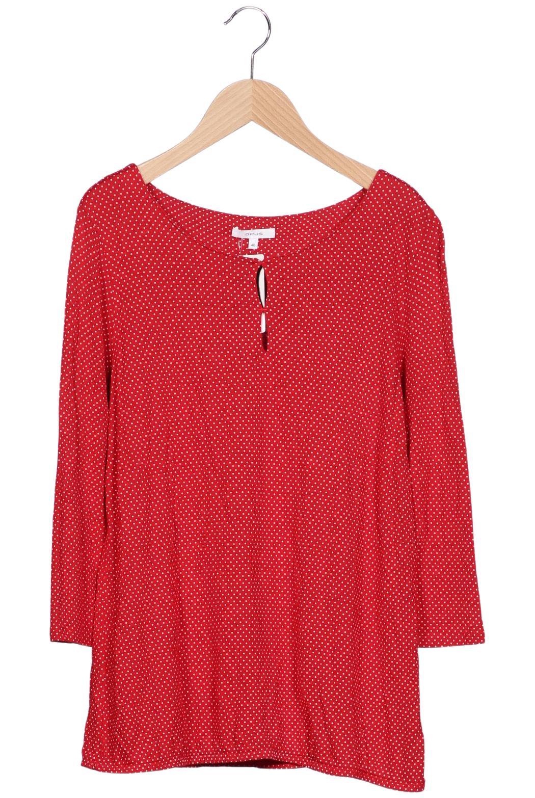 

Opus Damen Langarmshirt, rot, Gr. 40