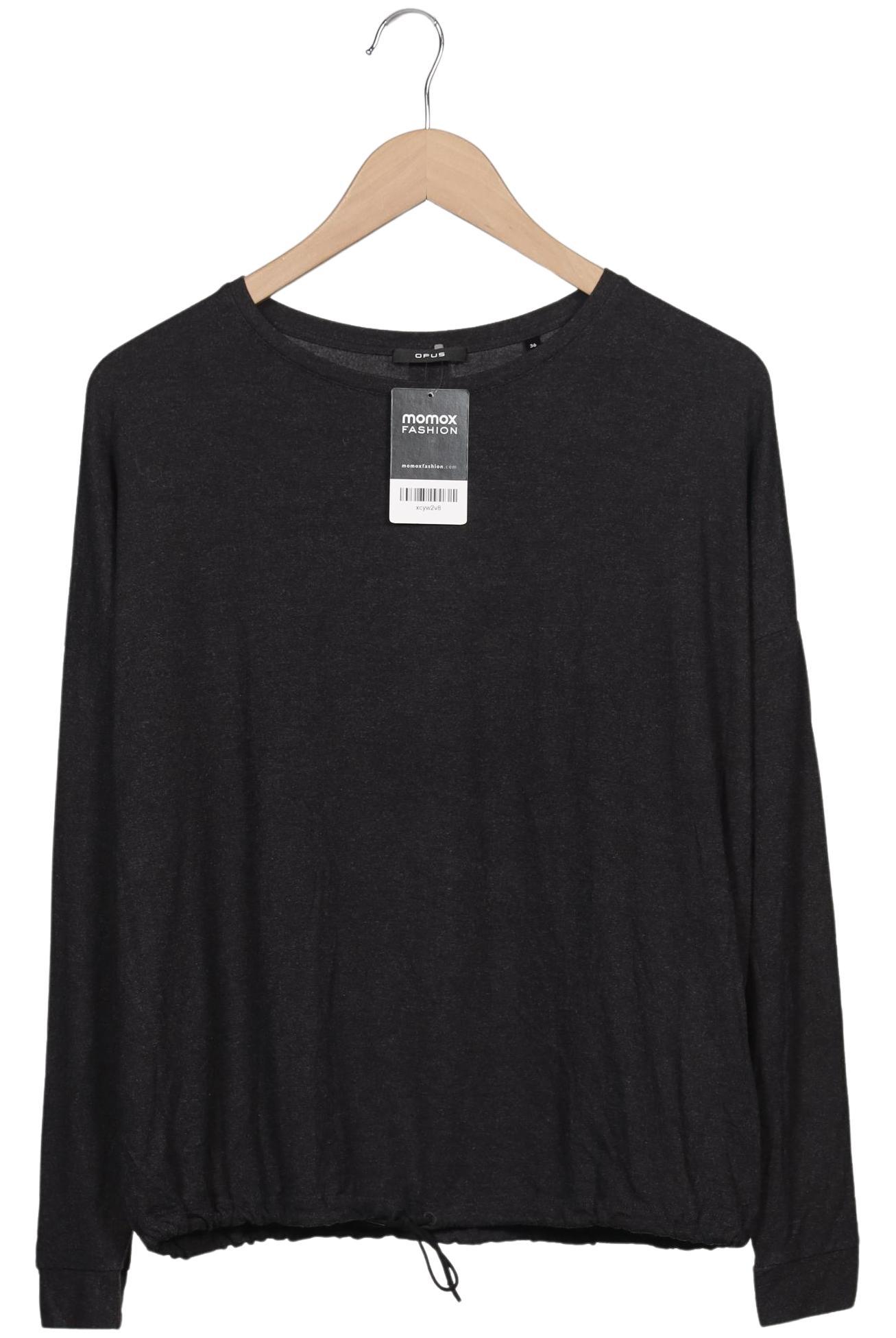 

Opus Damen Langarmshirt, grau, Gr. 36