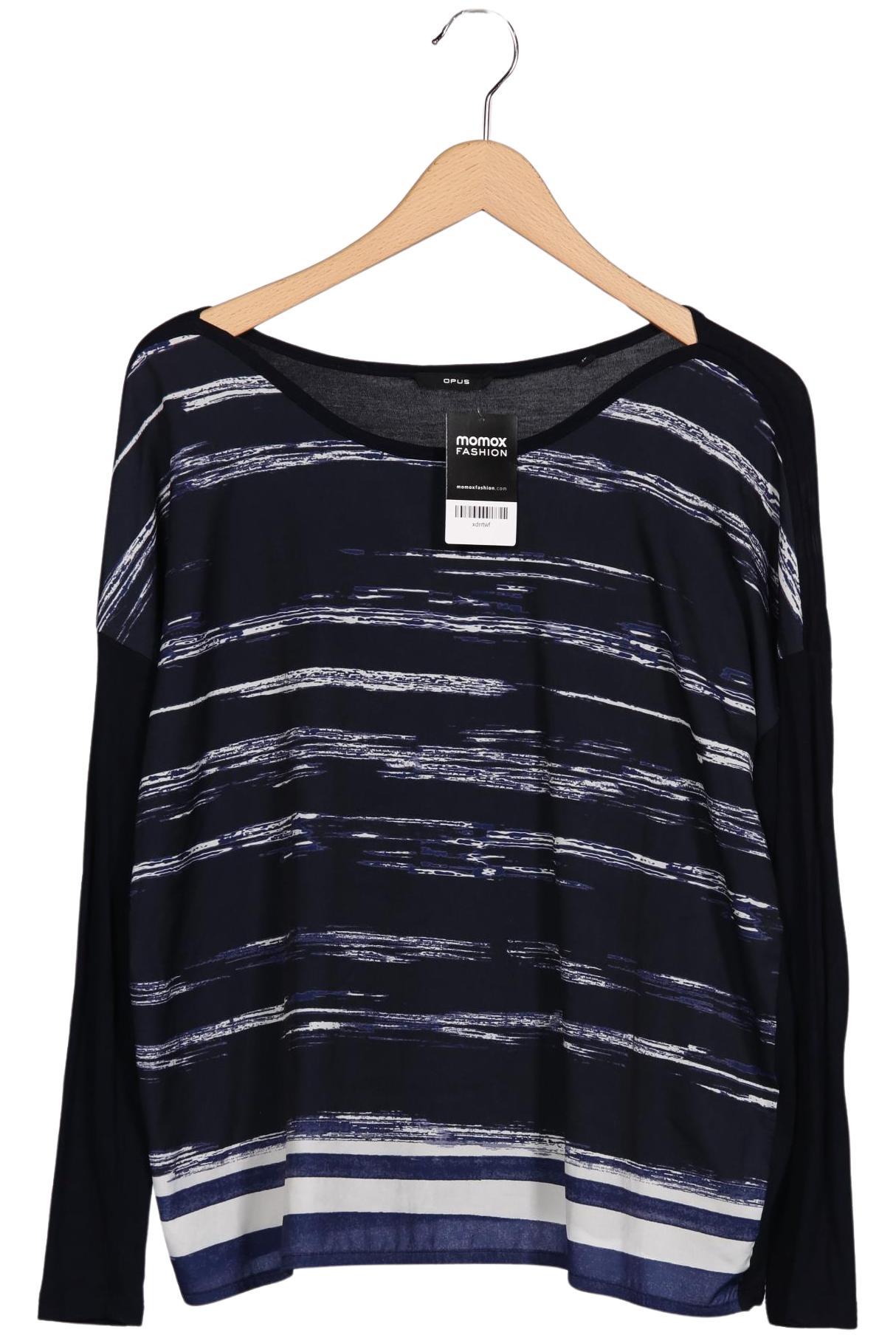 

Opus Damen Langarmshirt, marineblau, Gr. 38