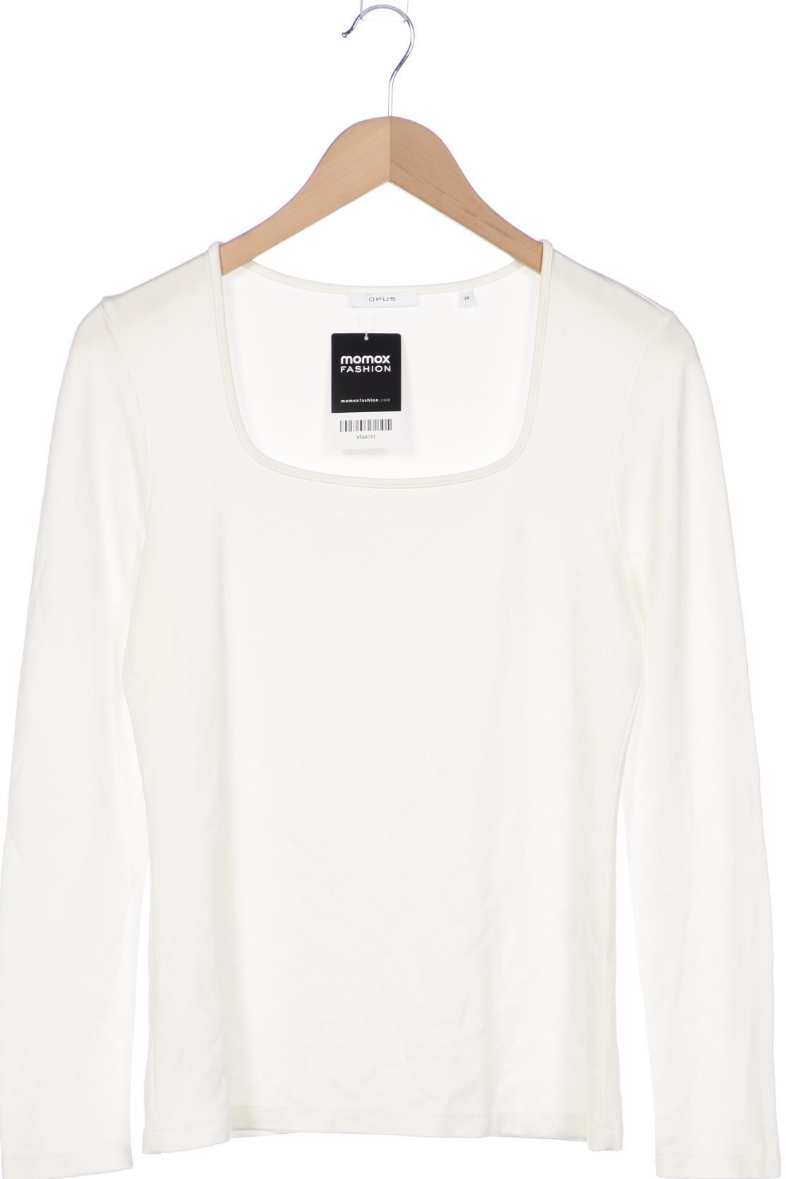 

Opus Damen Langarmshirt, weiß, Gr. 38