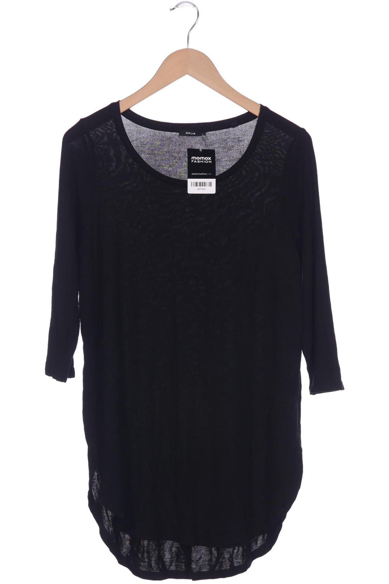 

Opus Damen Langarmshirt, schwarz, Gr. 40