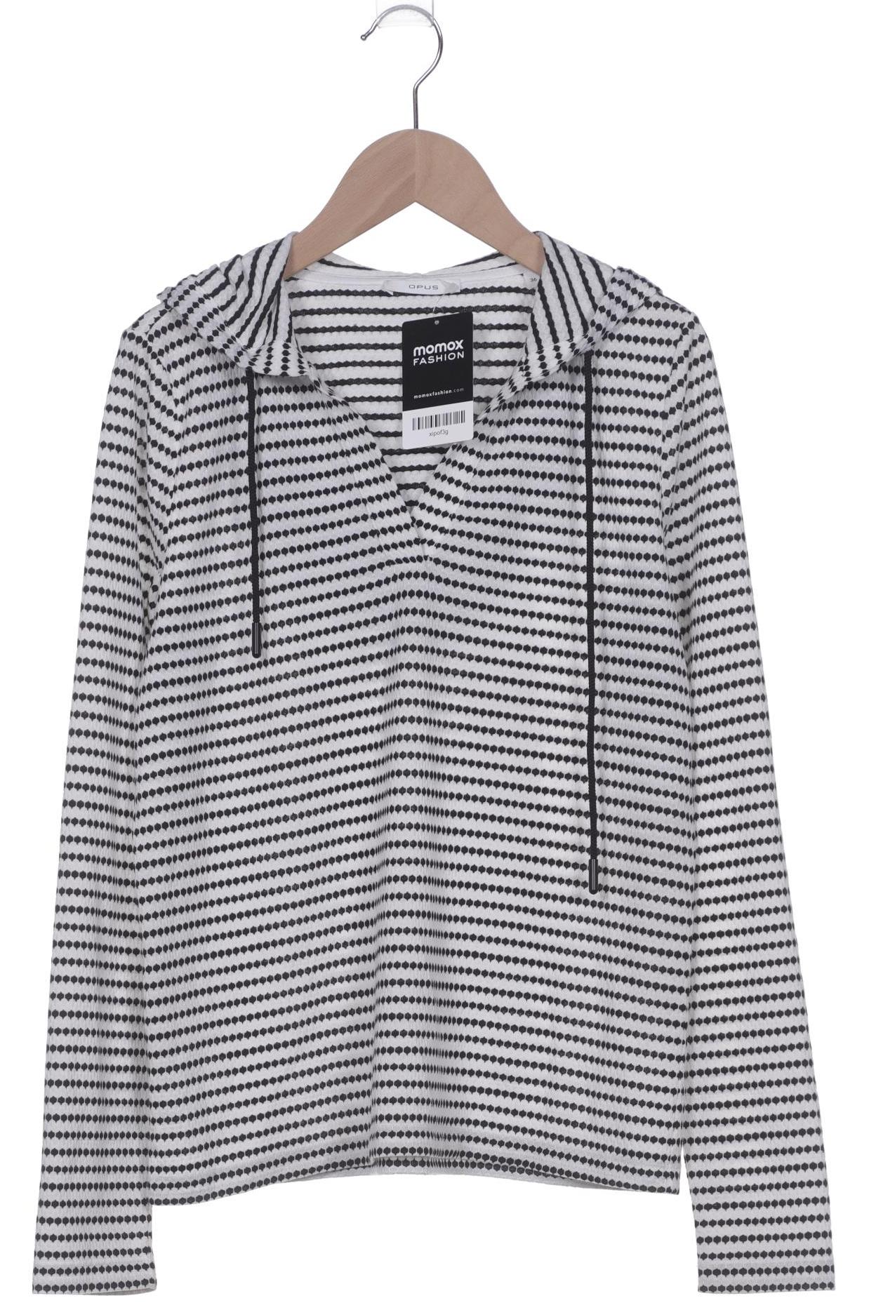 

Opus Damen Langarmshirt, weiß, Gr. 36