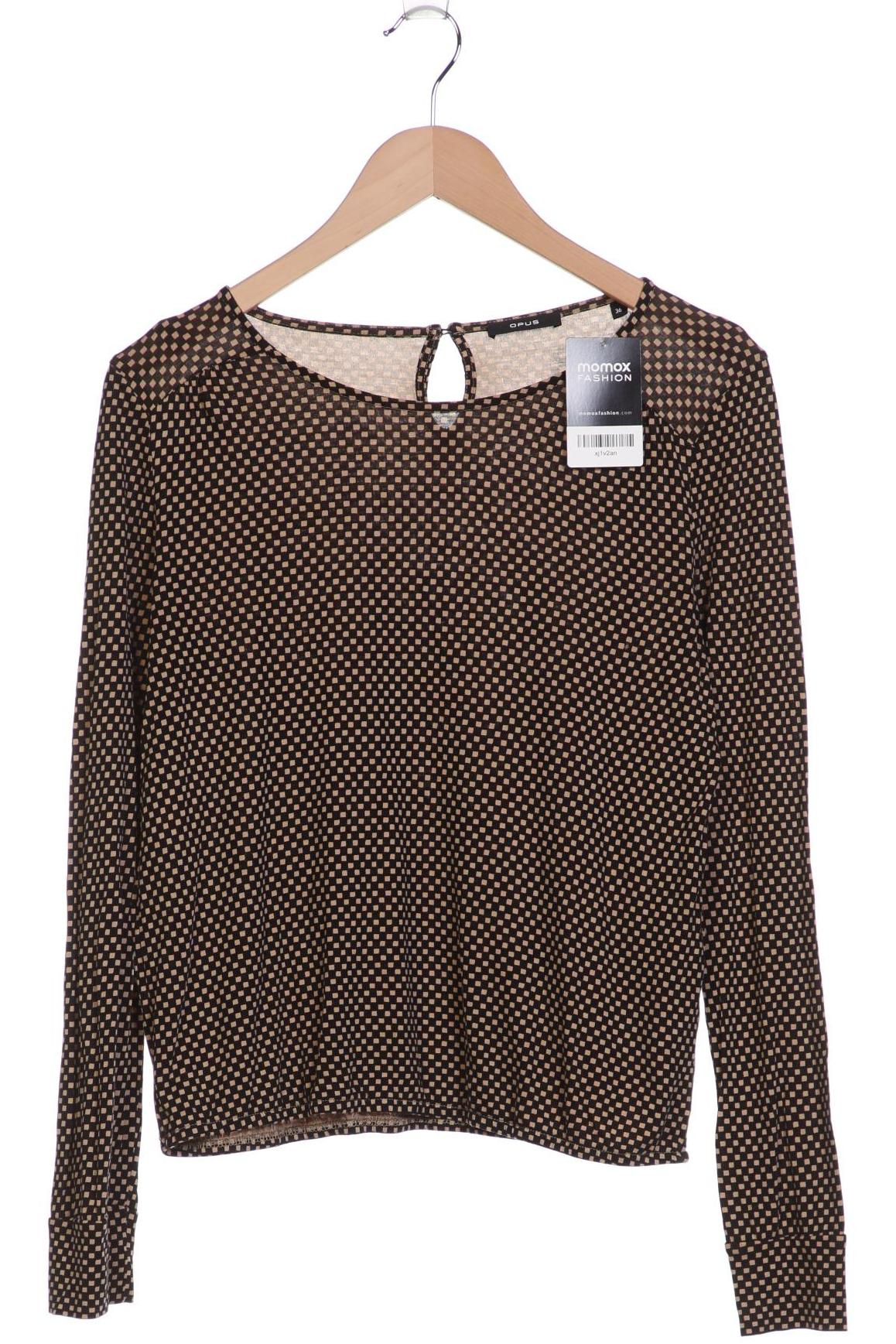 

Opus Damen Langarmshirt, braun, Gr. 36