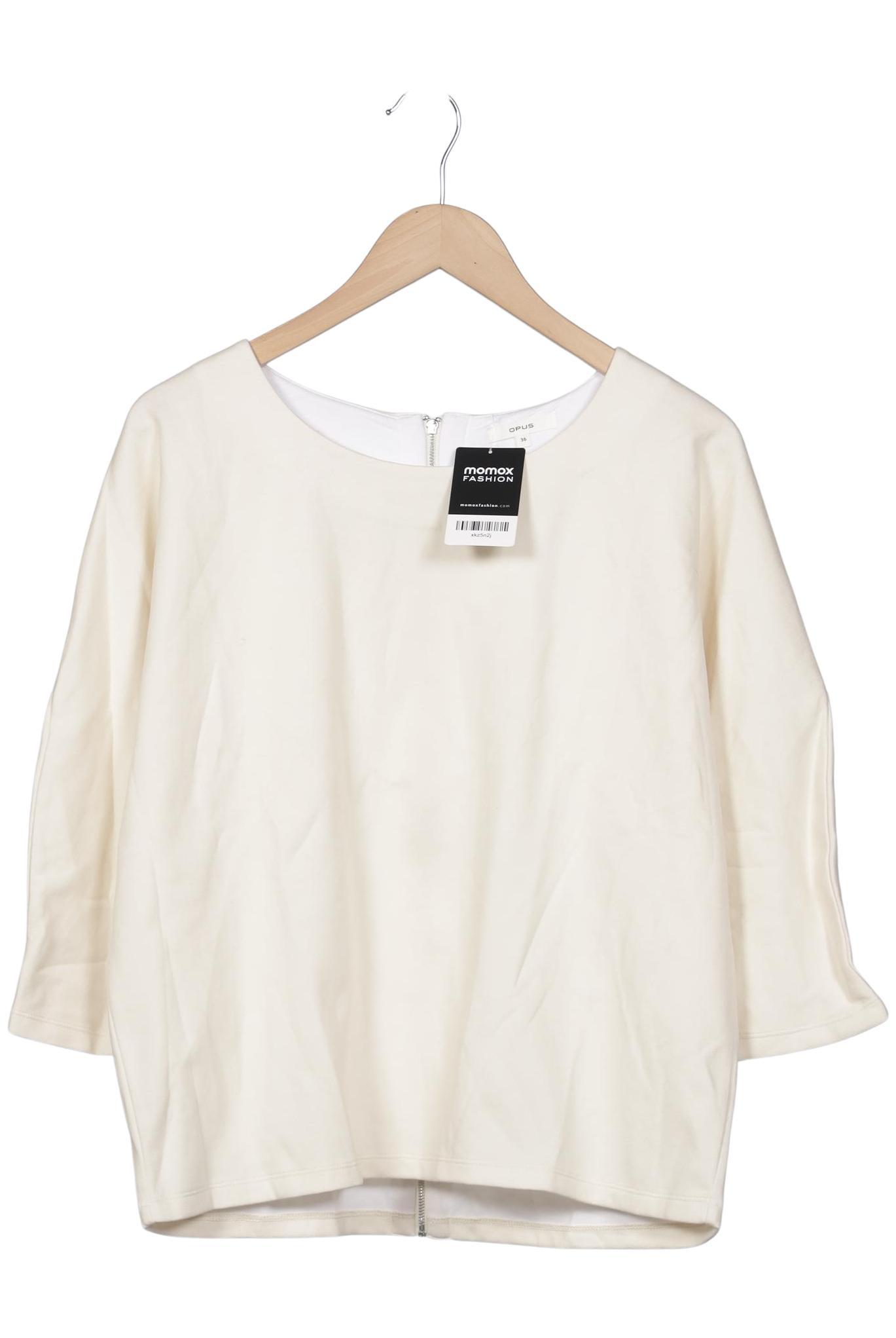 

Opus Damen Langarmshirt, cremeweiß, Gr. 36