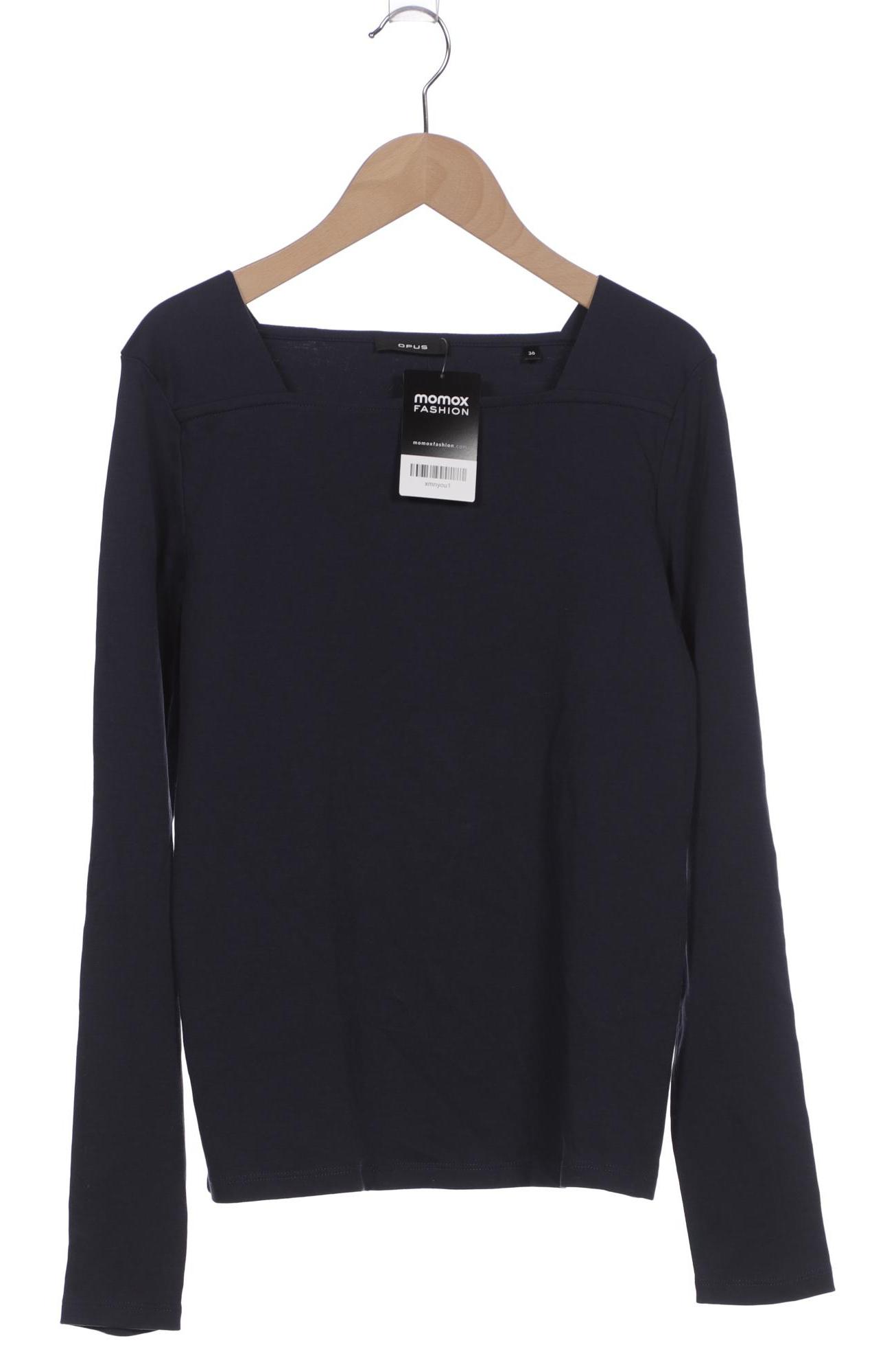 

Opus Damen Langarmshirt, marineblau, Gr. 36
