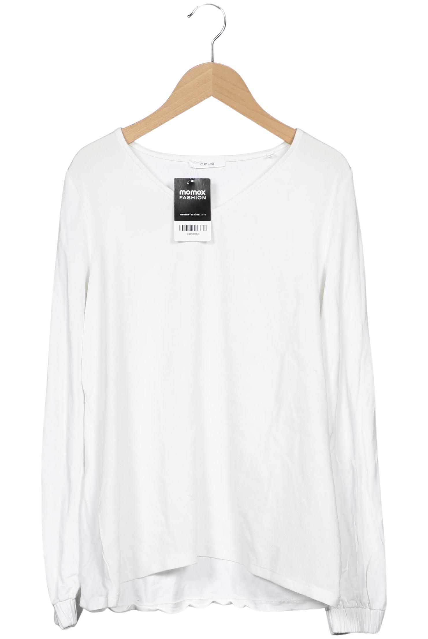 

Opus Damen Langarmshirt, weiß, Gr. 38