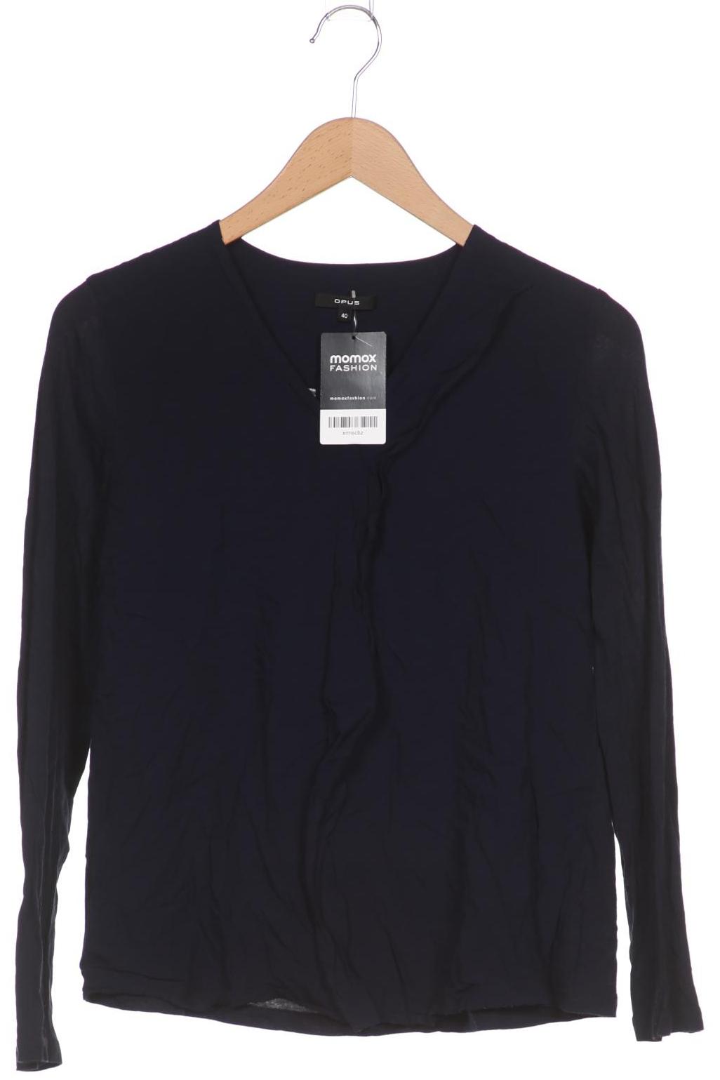 

Opus Damen Langarmshirt, marineblau, Gr. 40