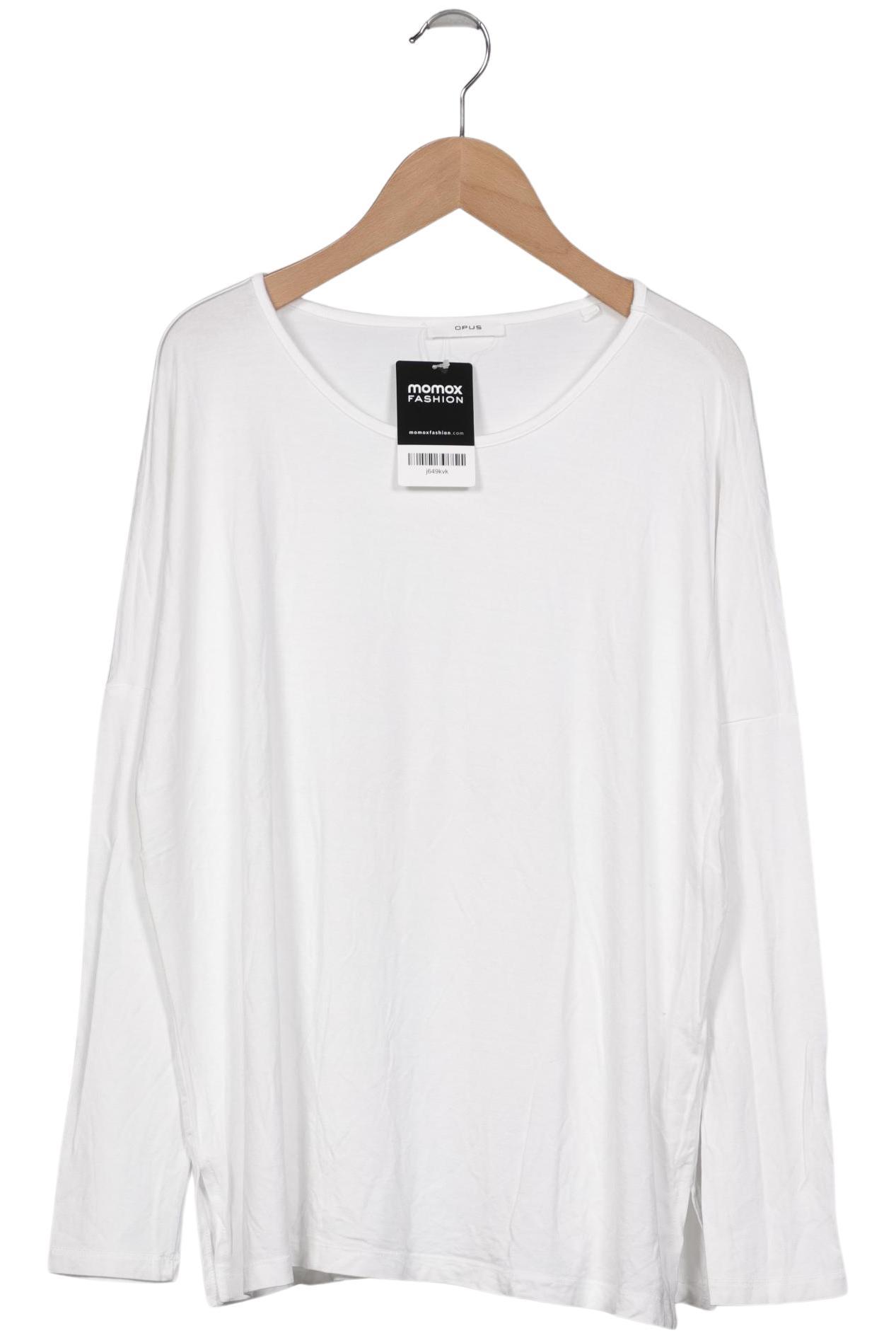 

Opus Damen Langarmshirt, weiß, Gr. 40