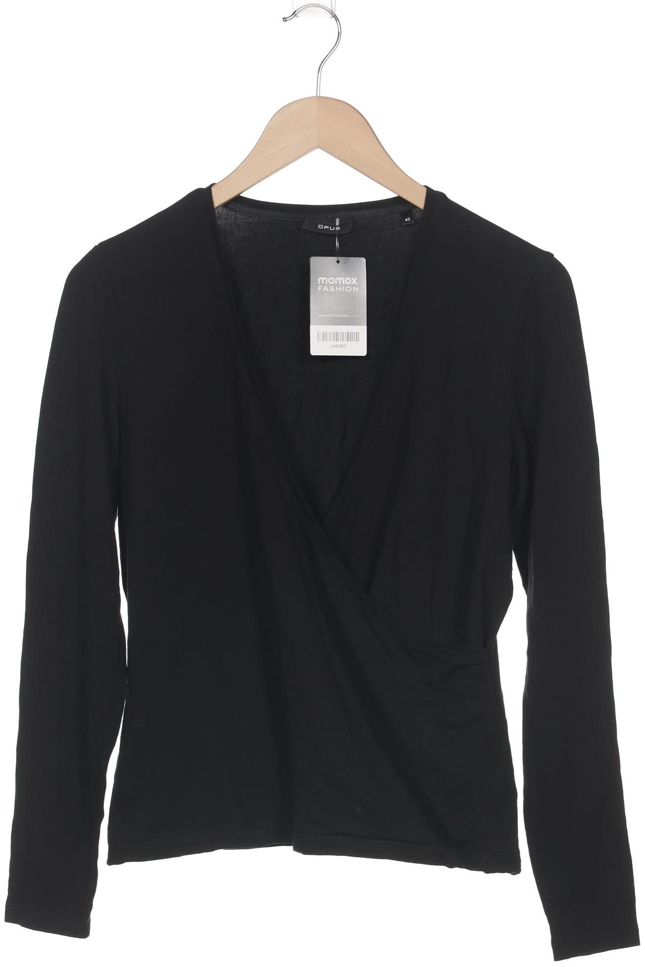 

Opus Damen Langarmshirt, schwarz, Gr. 40