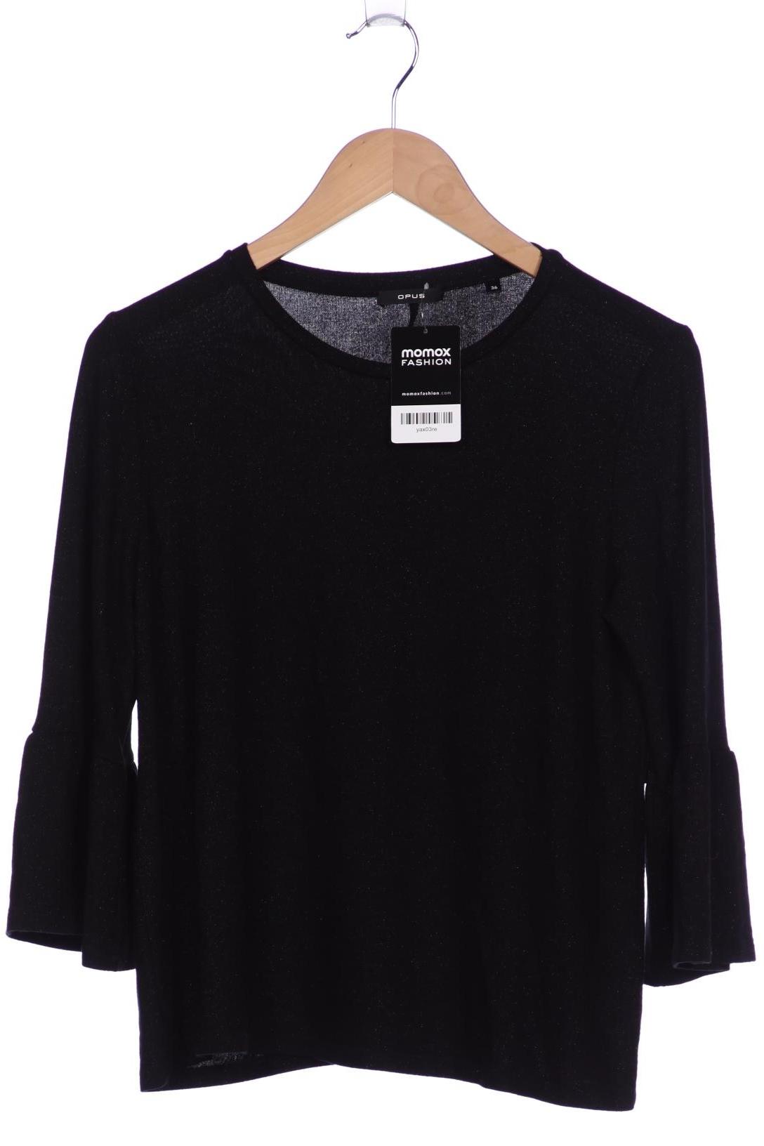 

Opus Damen Langarmshirt, schwarz, Gr. 36