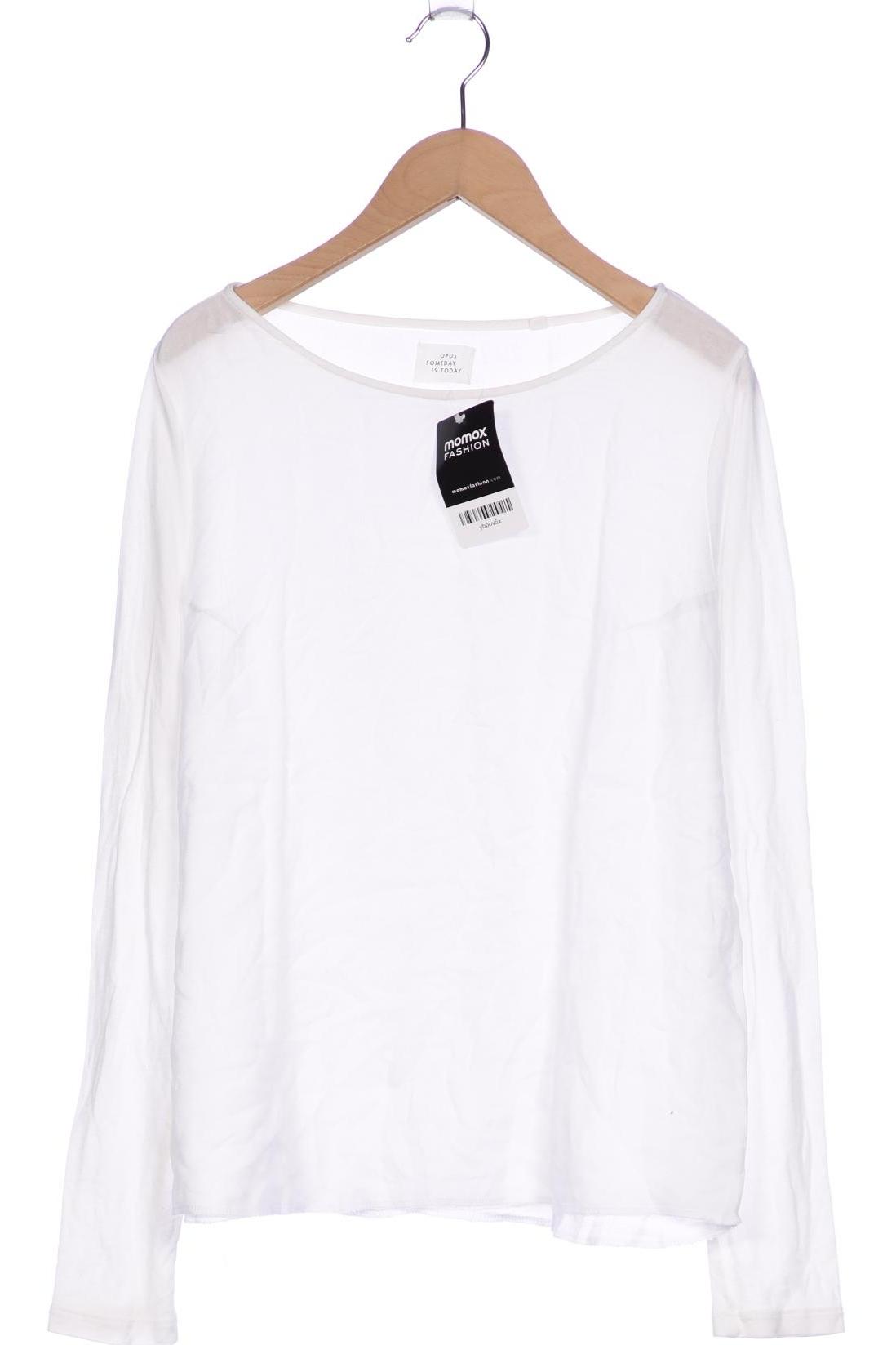 

Opus Damen Langarmshirt, weiß, Gr. 38