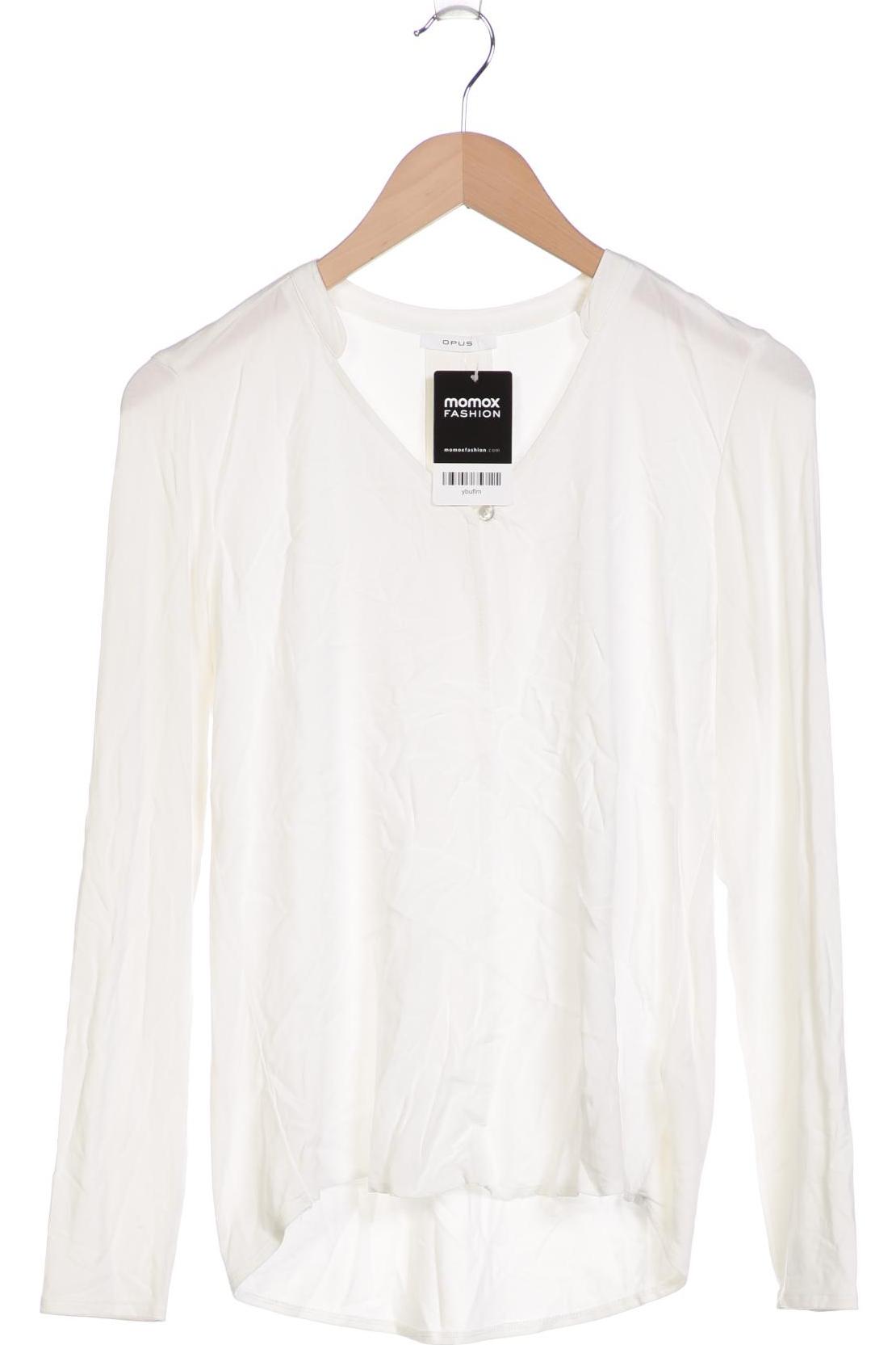 

Opus Damen Langarmshirt, weiß, Gr. 36