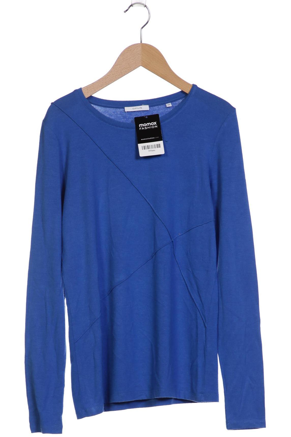 

Opus Damen Langarmshirt, blau, Gr. 38