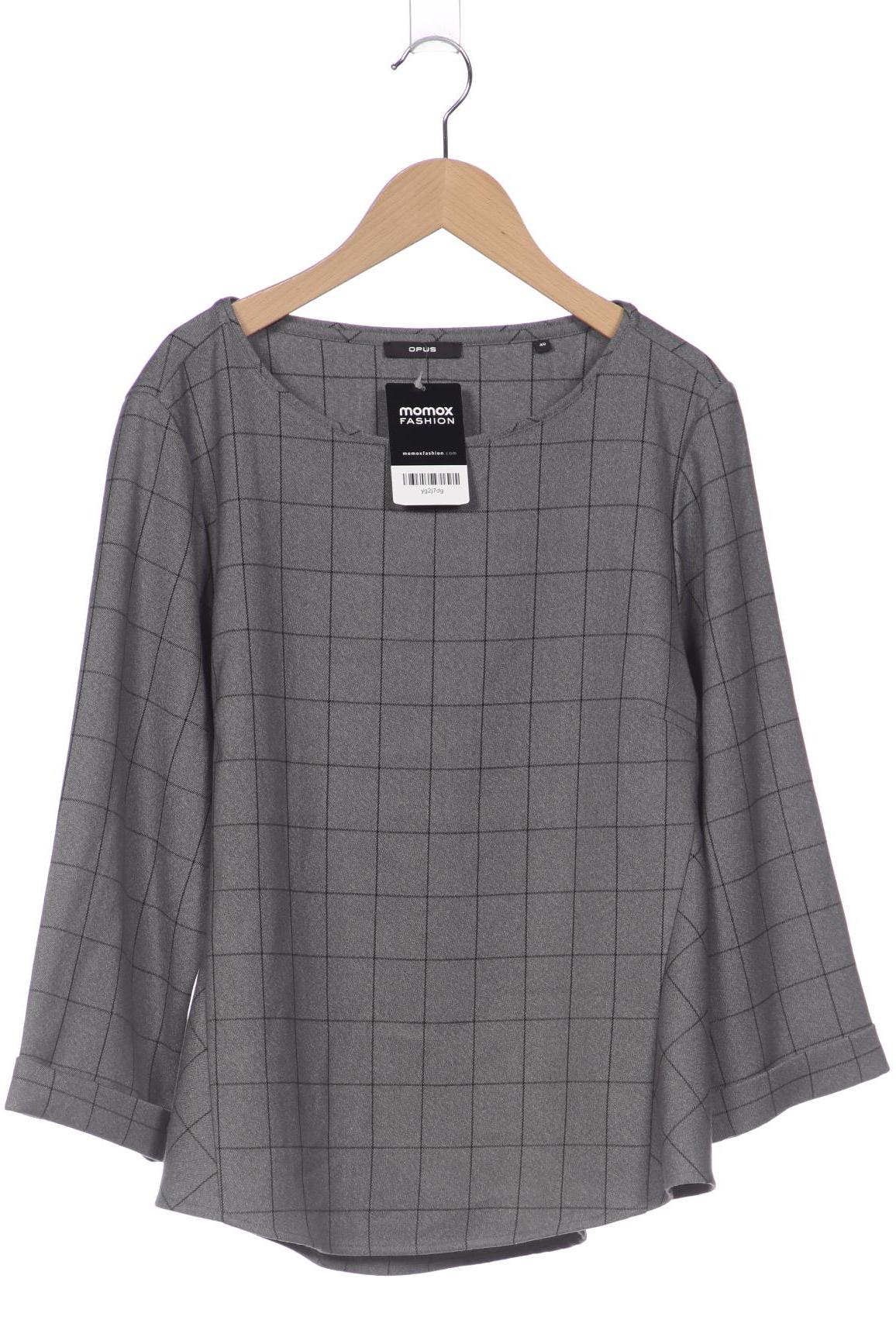 

Opus Damen Langarmshirt, grau, Gr. 40