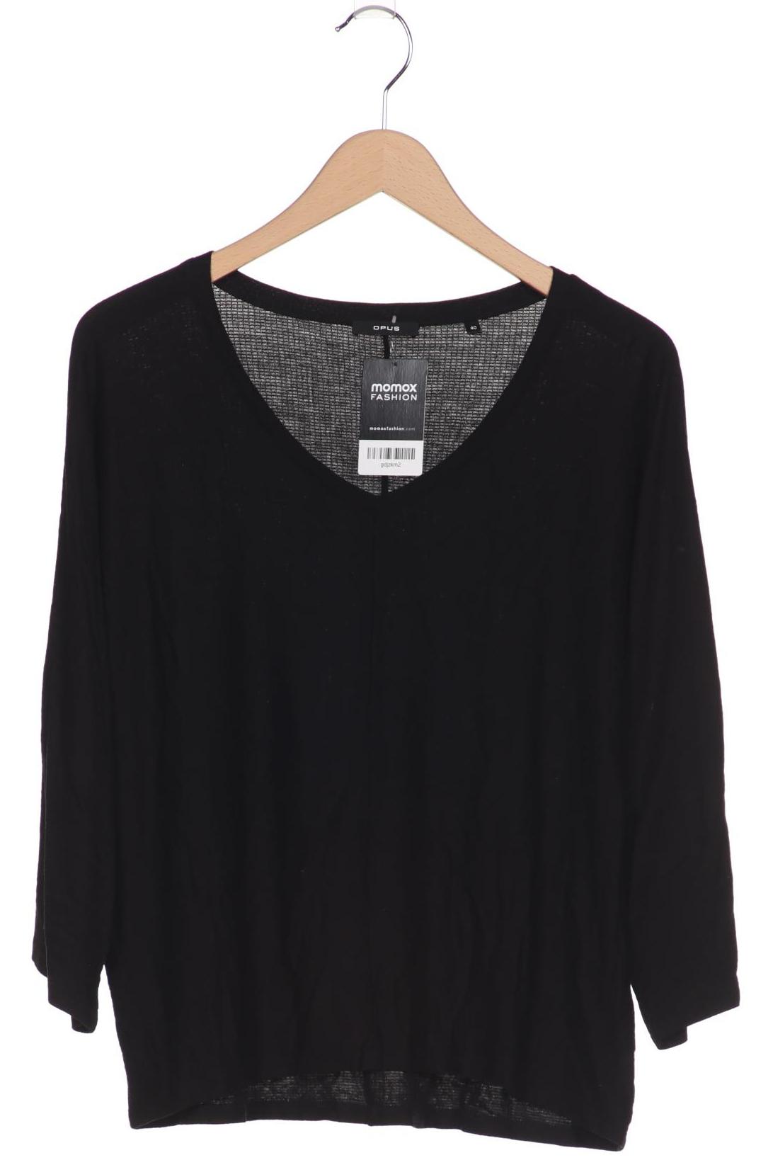 

Opus Damen Langarmshirt, schwarz, Gr. 40