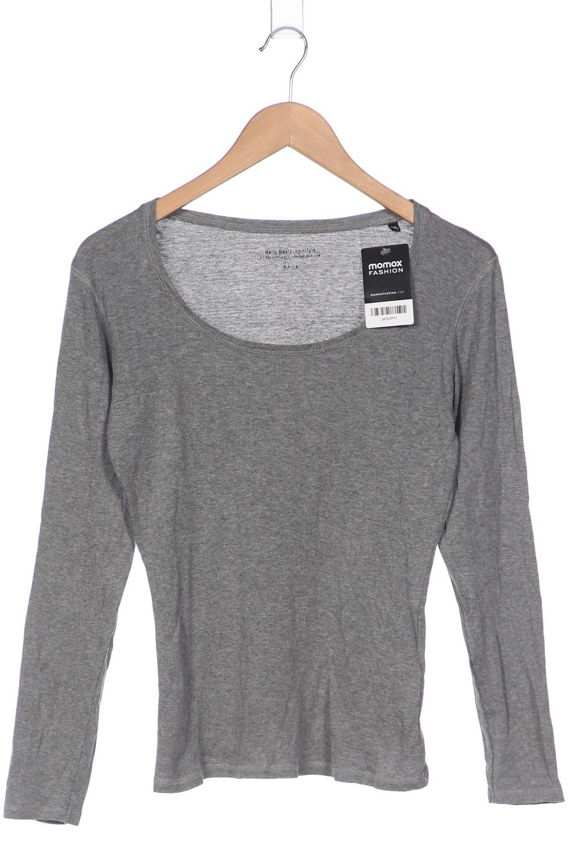

Opus Damen Langarmshirt, grau, Gr. 40