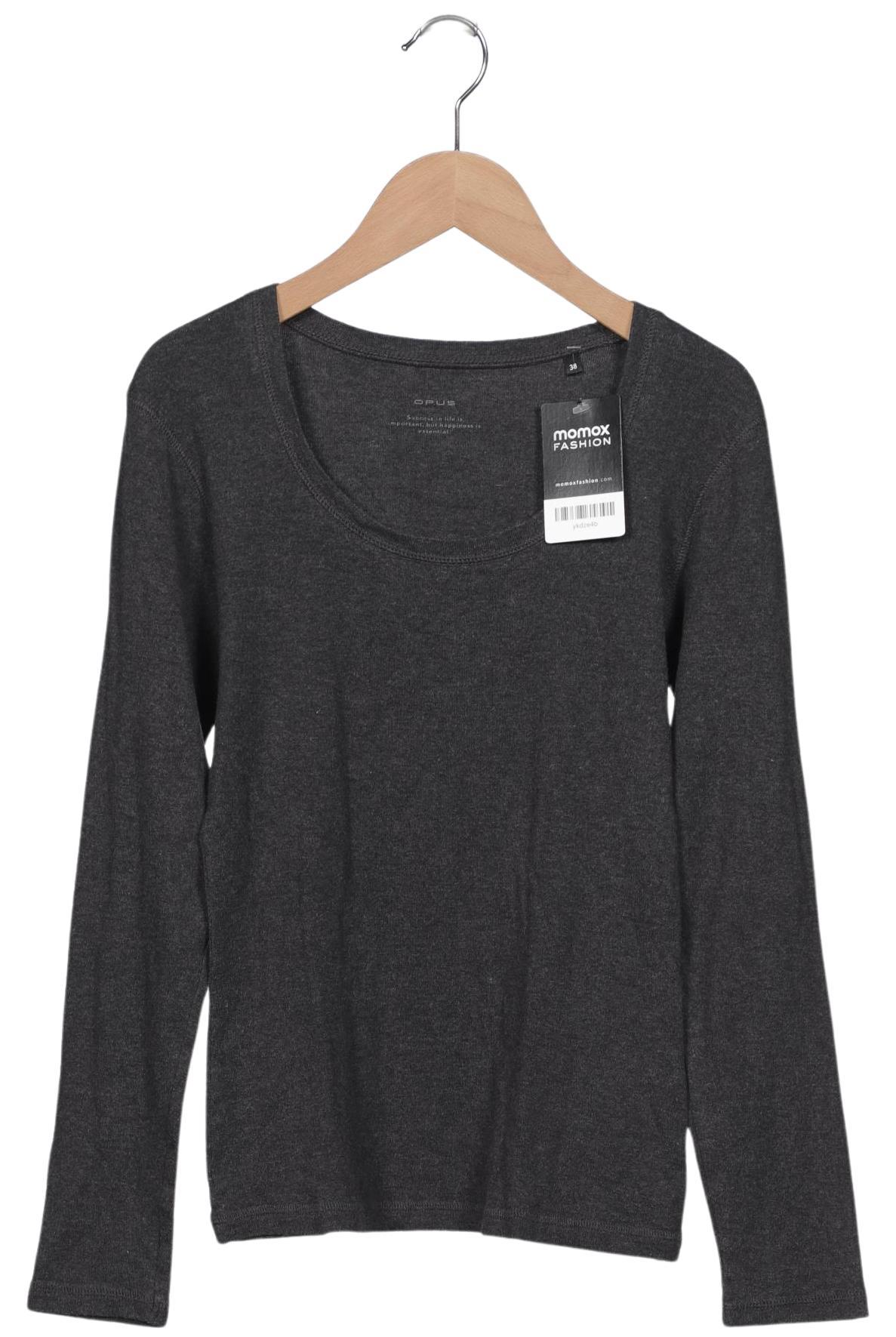 

Opus Damen Langarmshirt, grau, Gr. 38