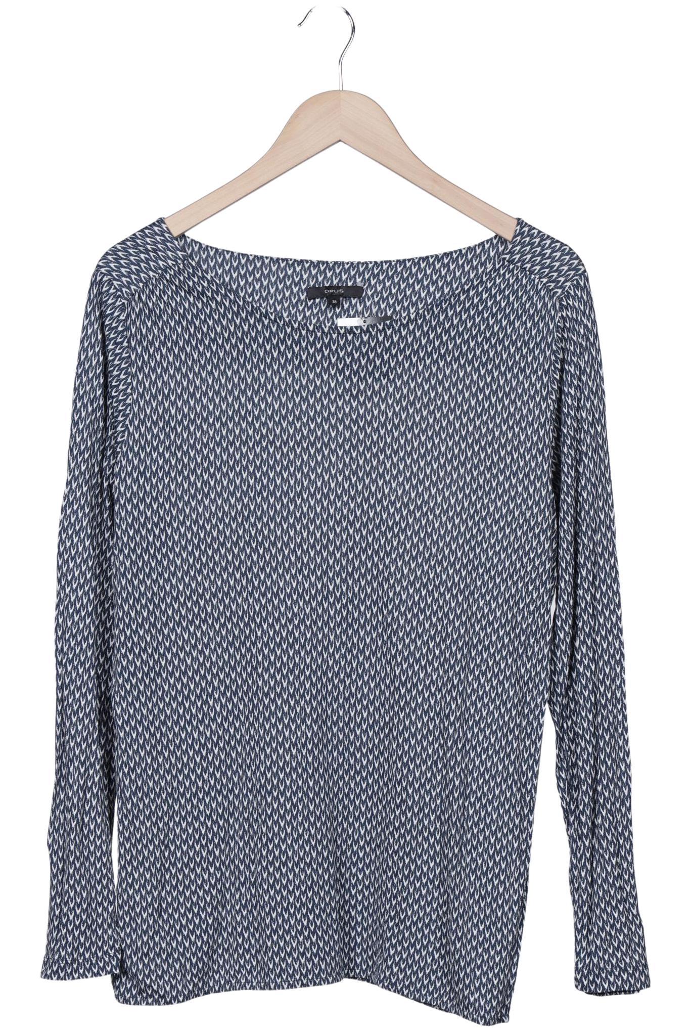 

Opus Damen Langarmshirt, blau, Gr. 38