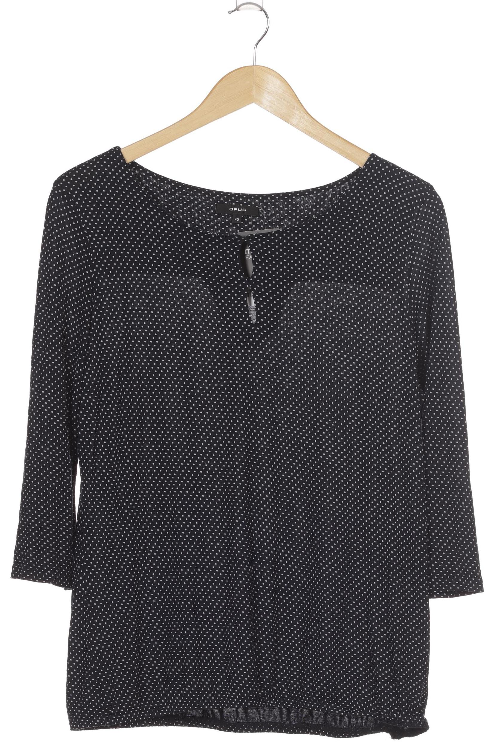 

Opus Damen Langarmshirt, marineblau, Gr. 40