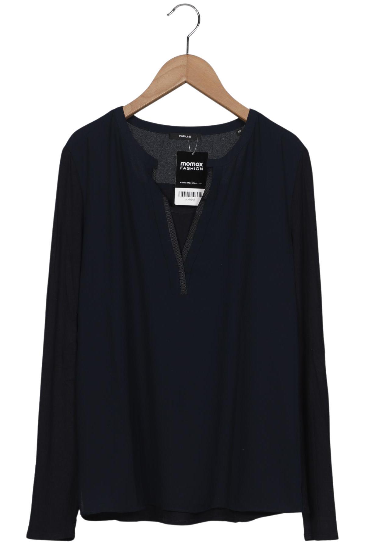 

Opus Damen Langarmshirt, marineblau, Gr. 40